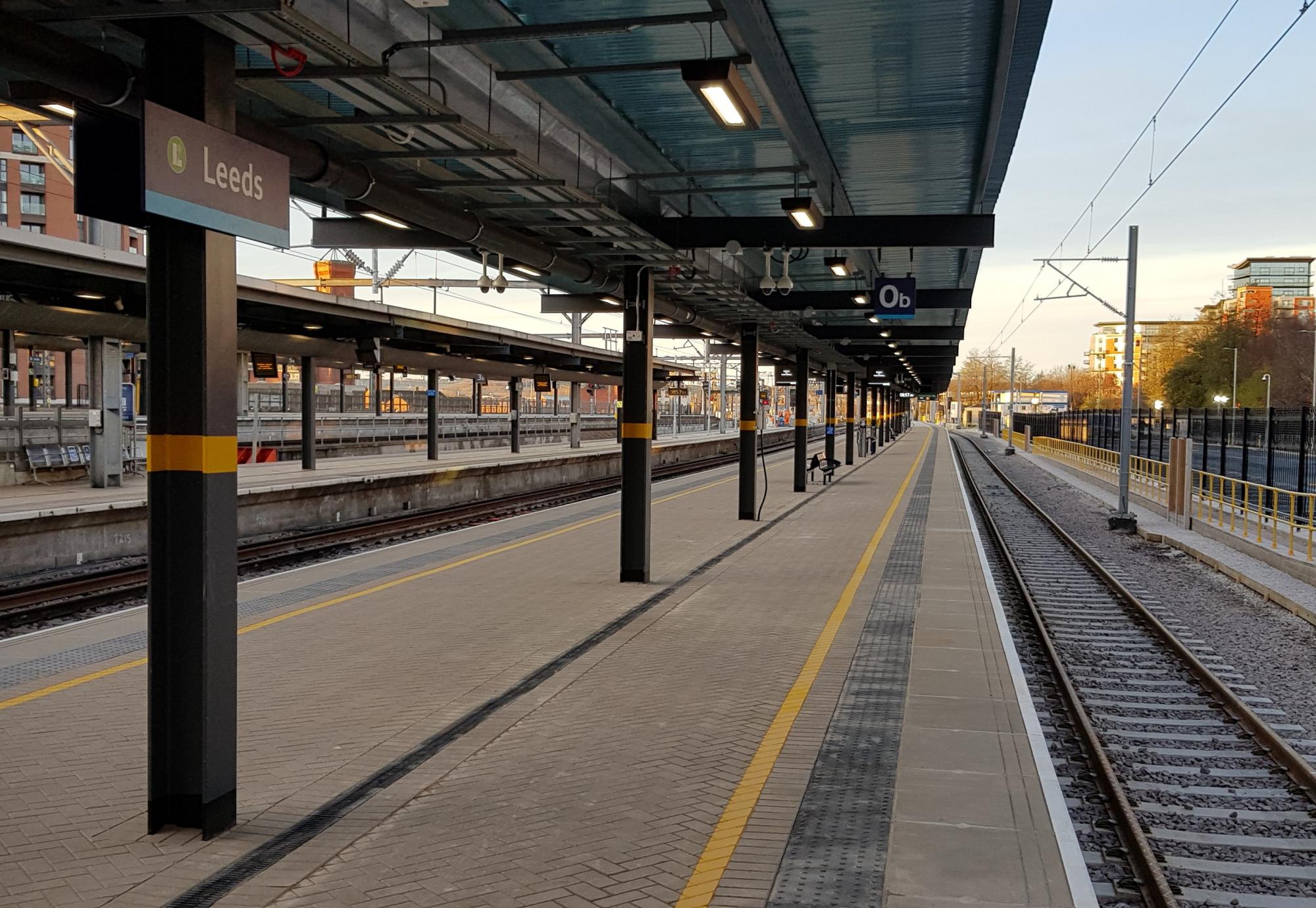 Brand-new platform unveiled at Leeds station 