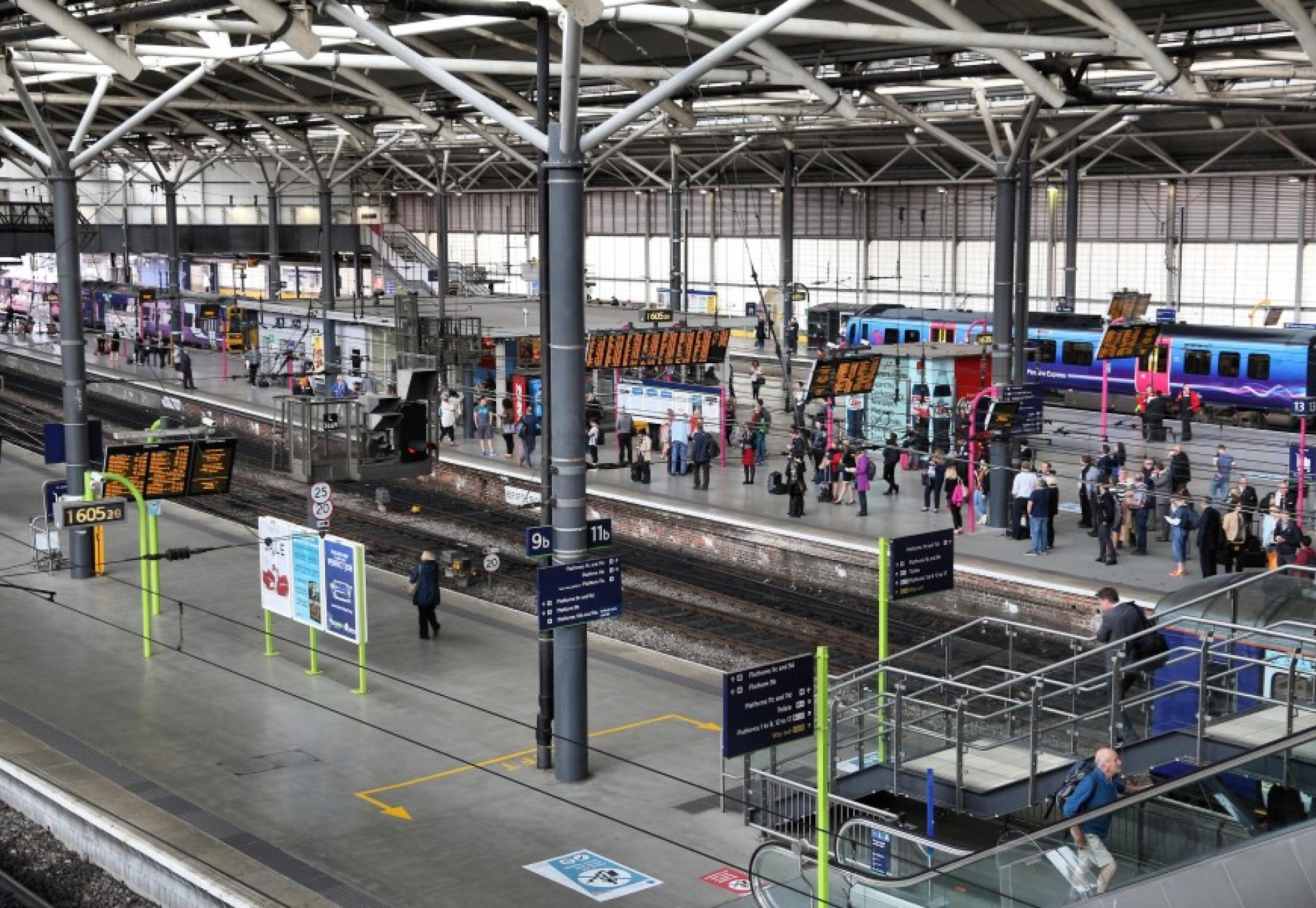 Leeds train station 