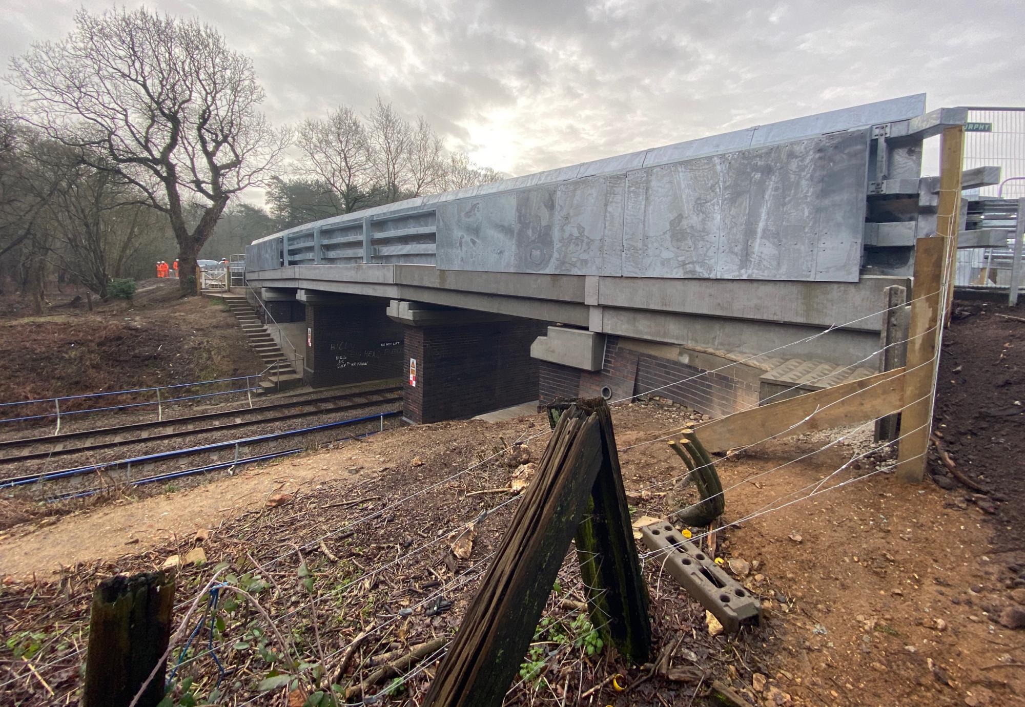 Network Rail replace two bridges in Norfolk