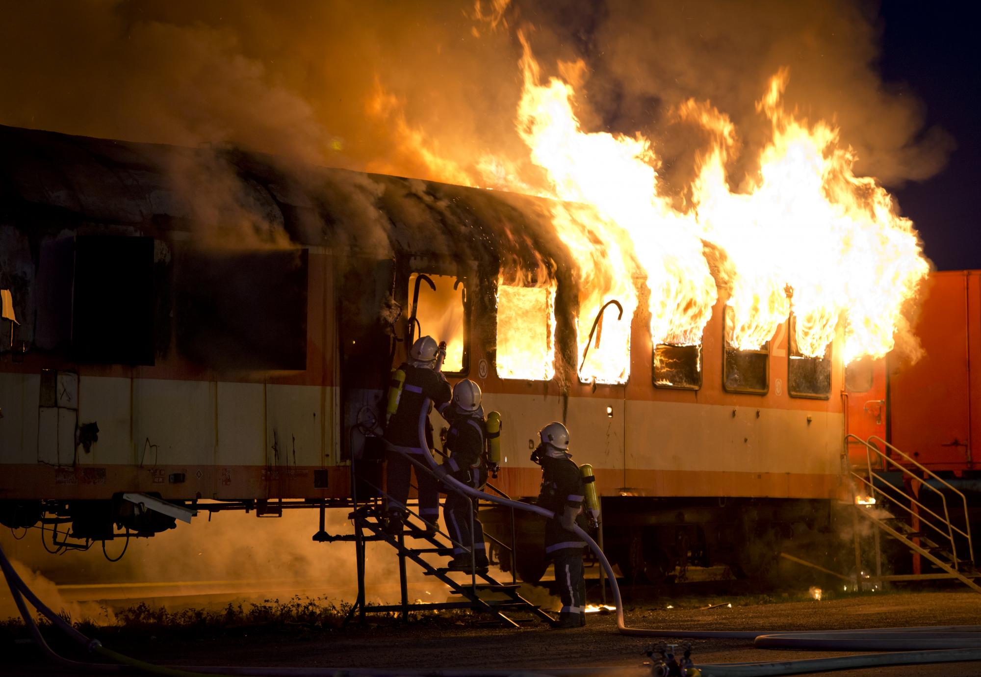 Train Fire  