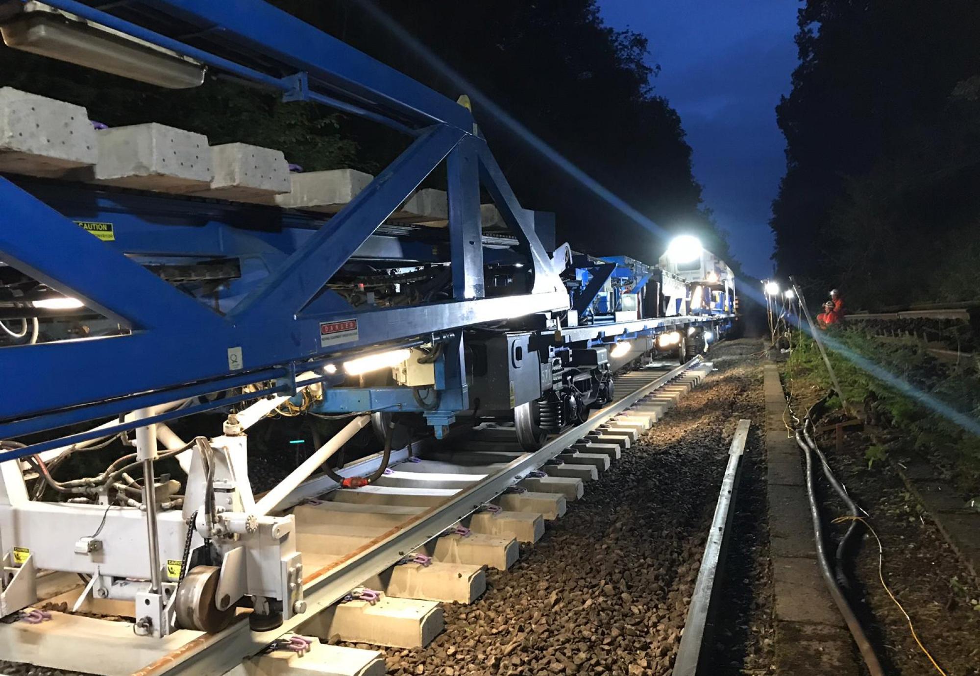 Track renewals taking place at Botley