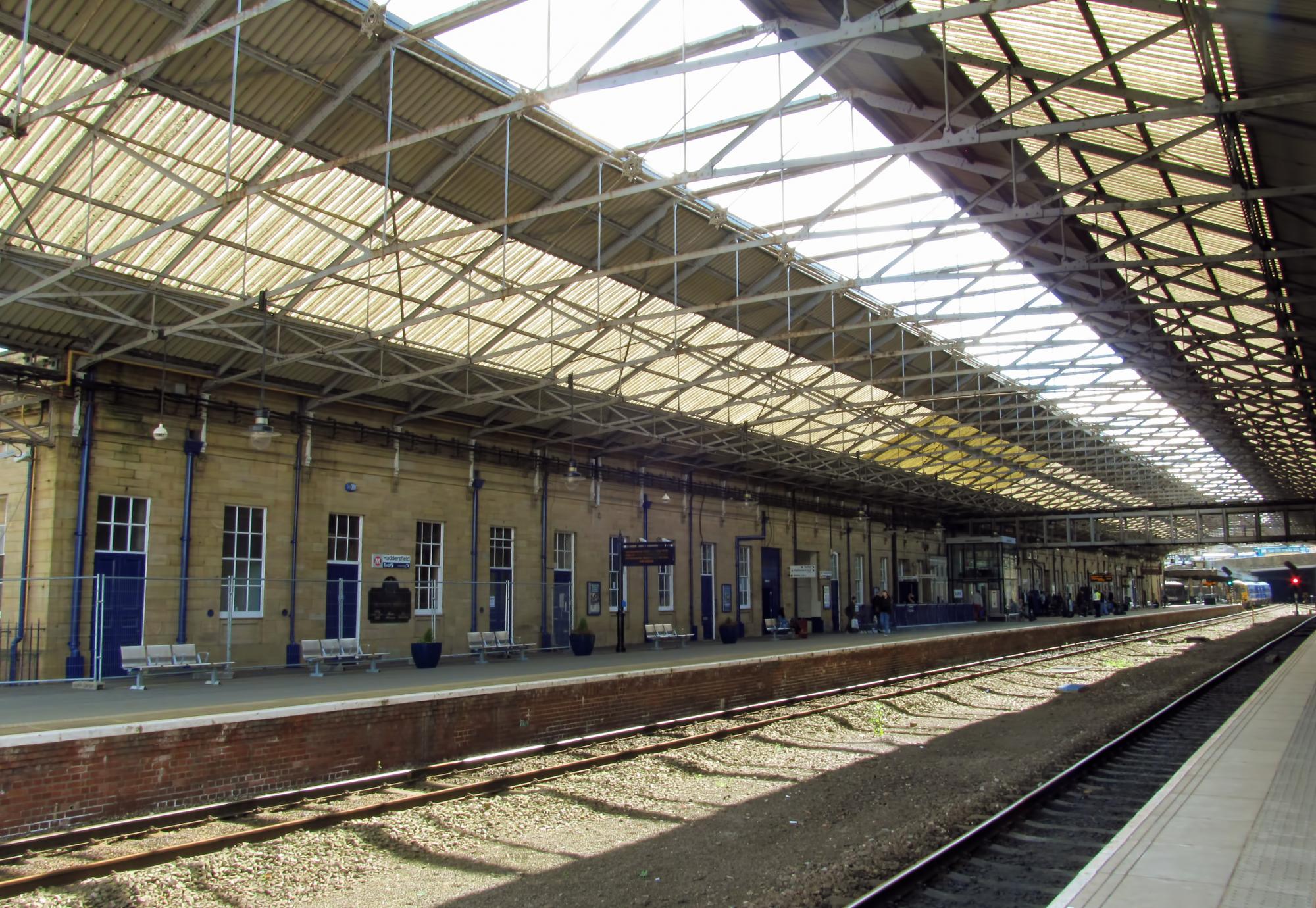 Huddersfield train station 