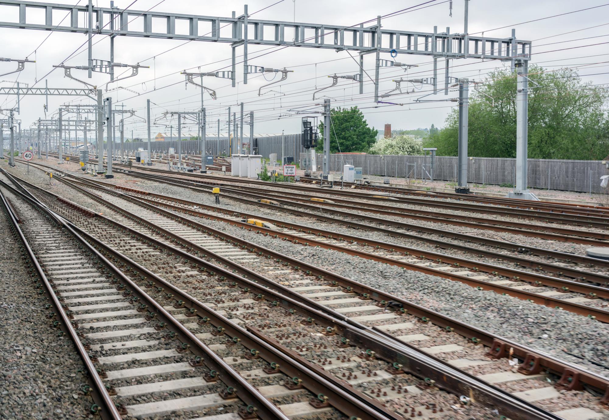 Empty track in Berkshire