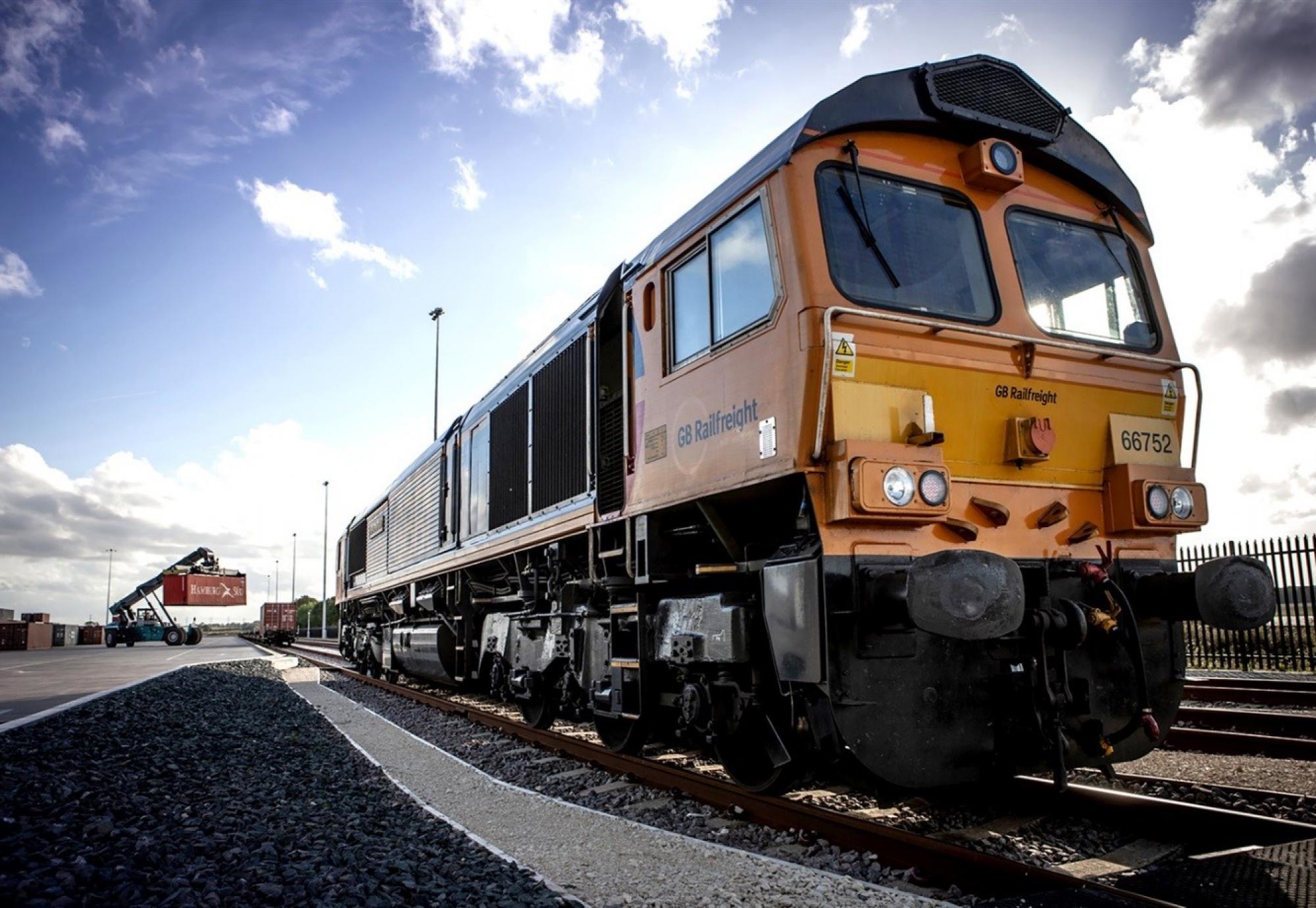 GB Railfreight train