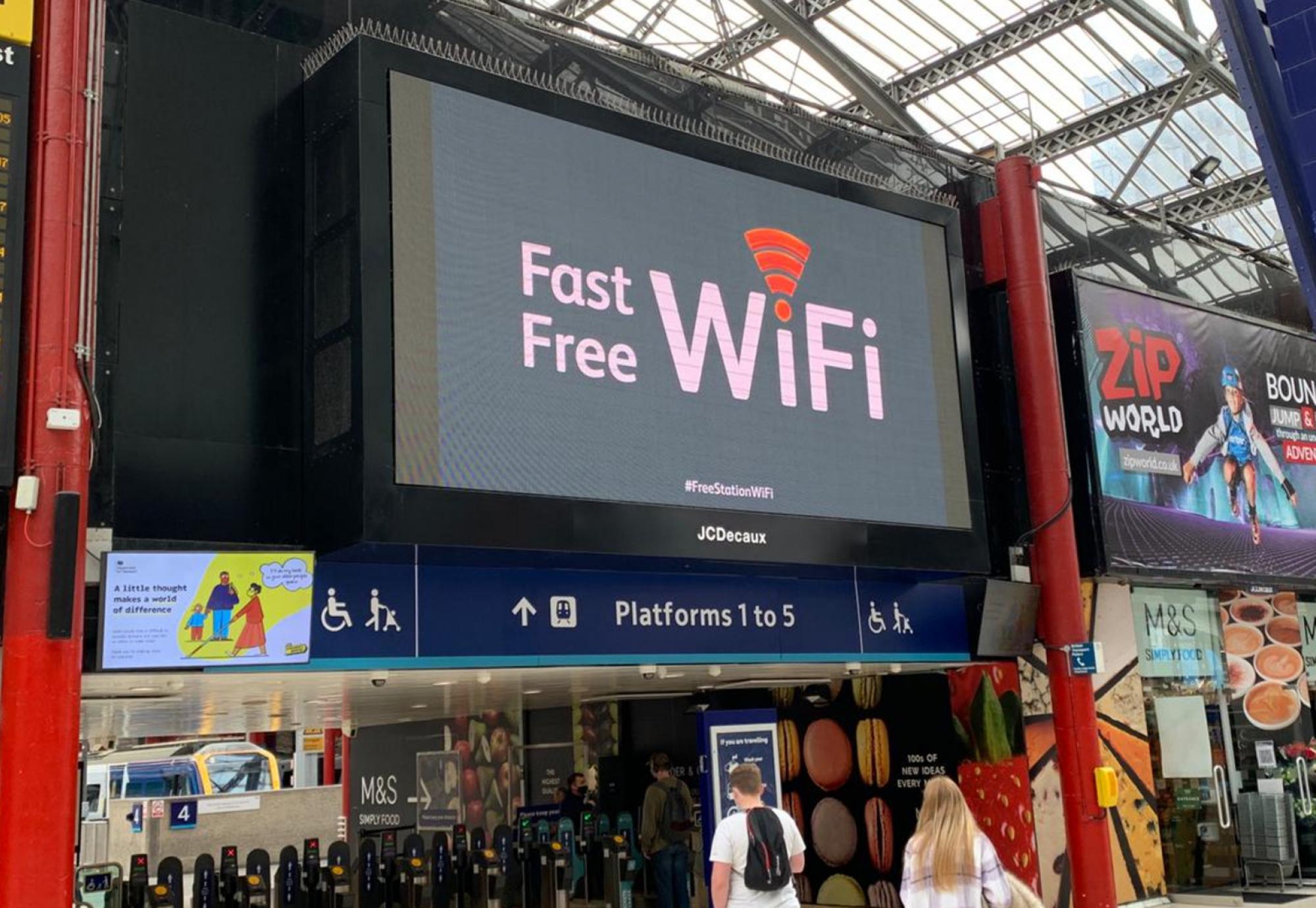 Free WiFi for Liverpool Lime Street