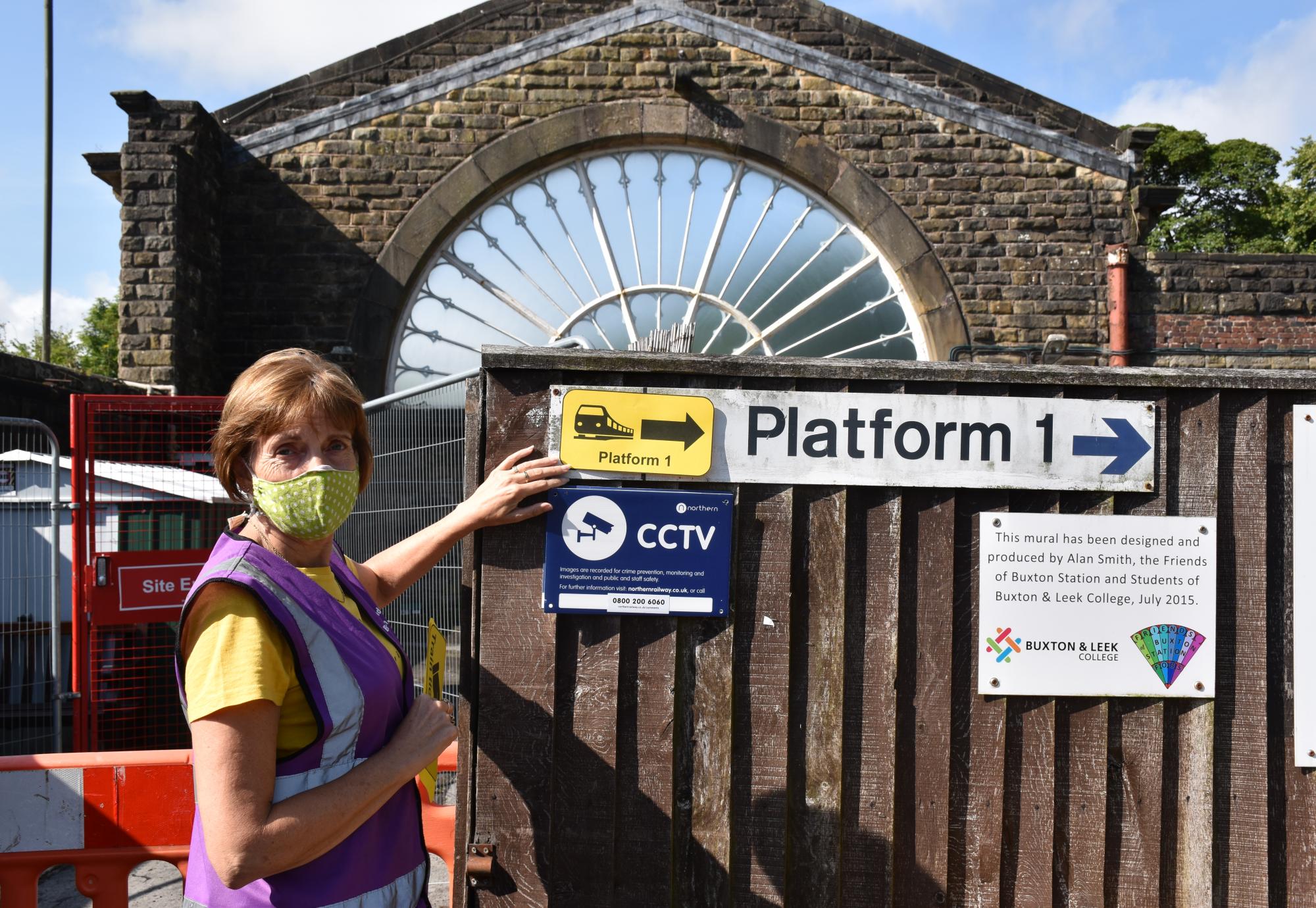 Northern accessibility station signpost