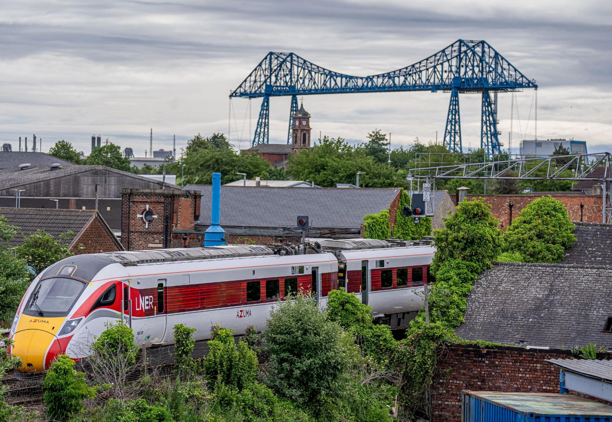 LNER train in Middlesbrough