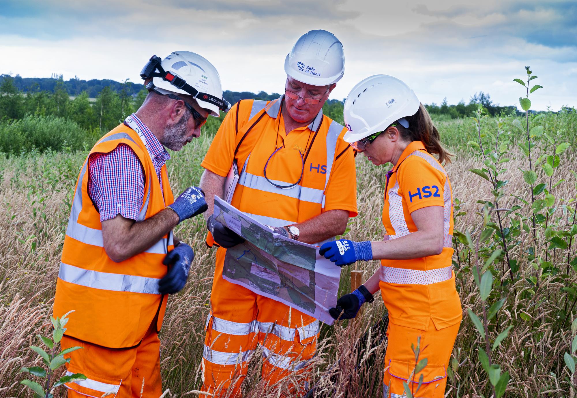 HS2 Ltd ecologists in Warwickshire