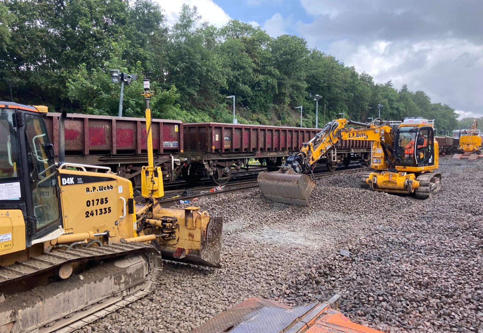 Weybridge track renewals