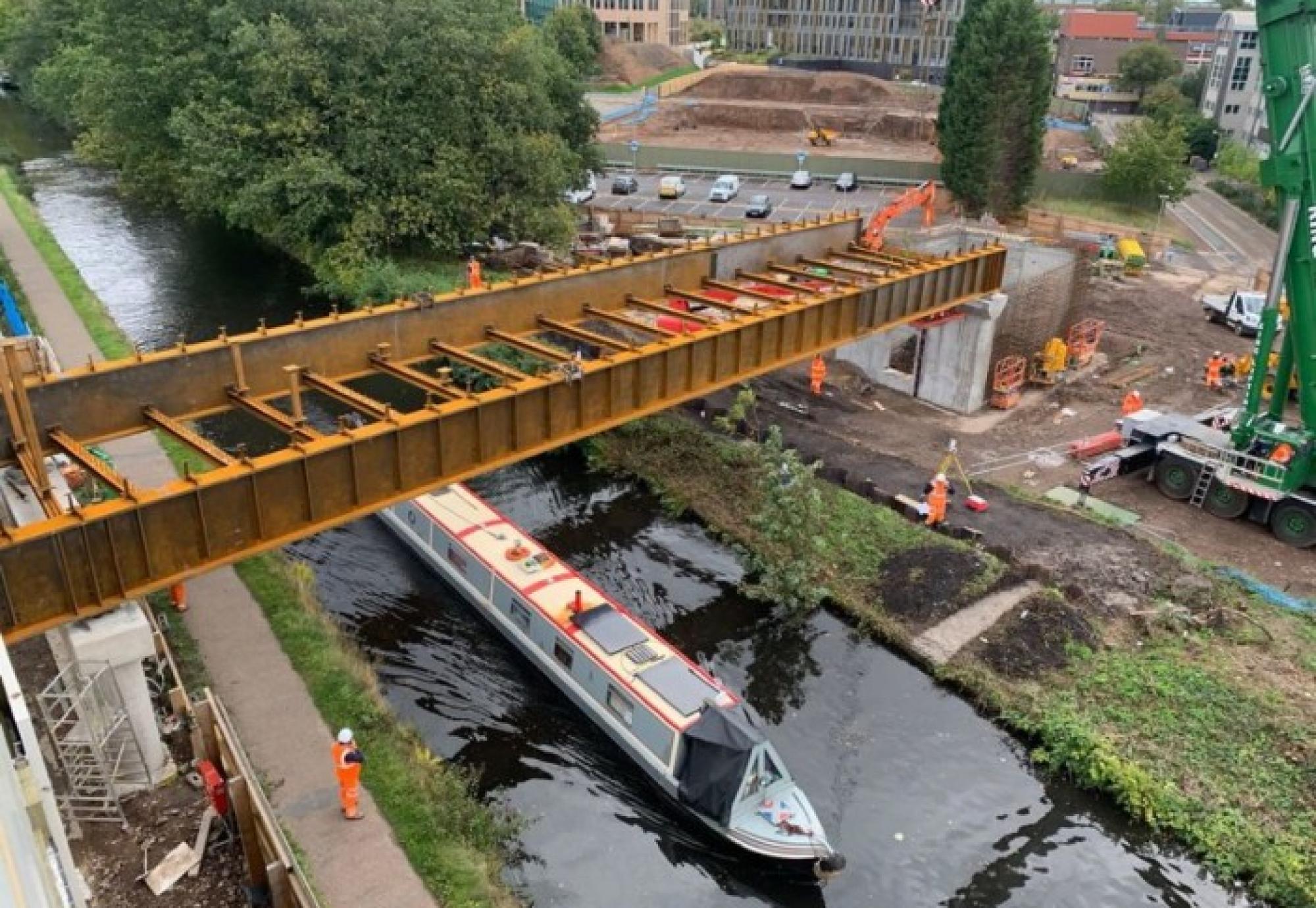 Bridge at Birmingham University station