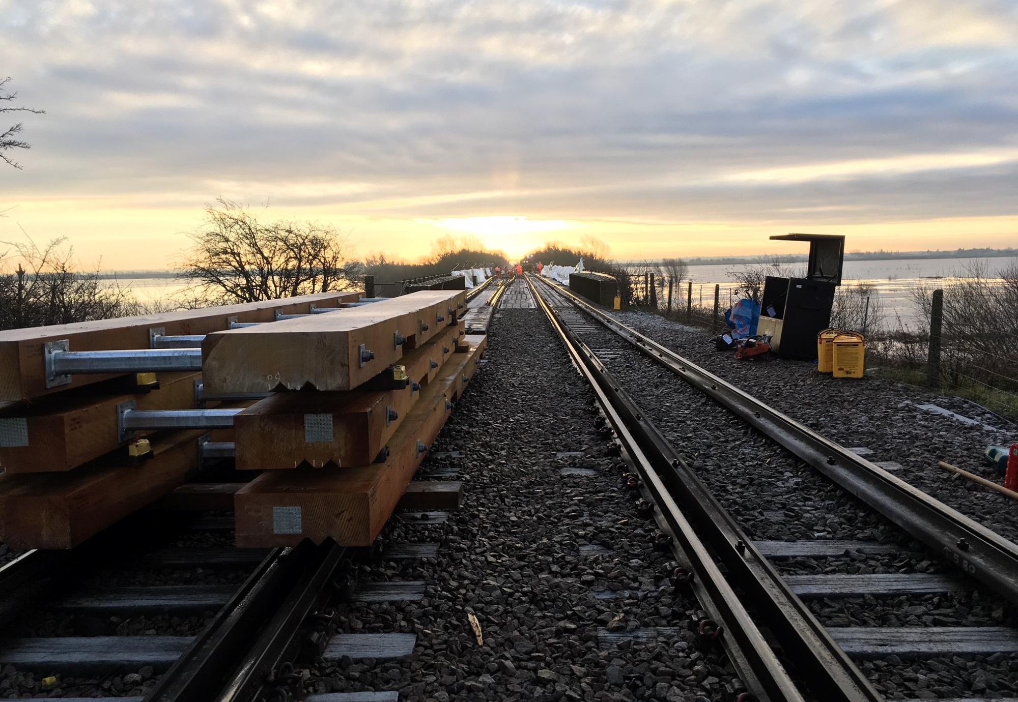 Work taking place on bridge