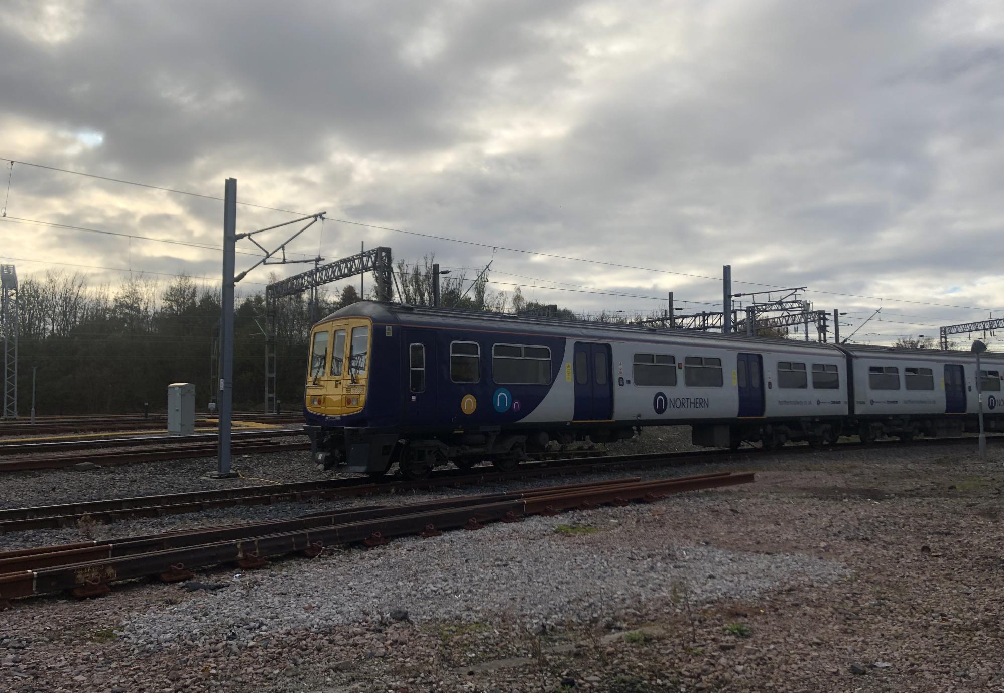 Water-Trak on Northern train