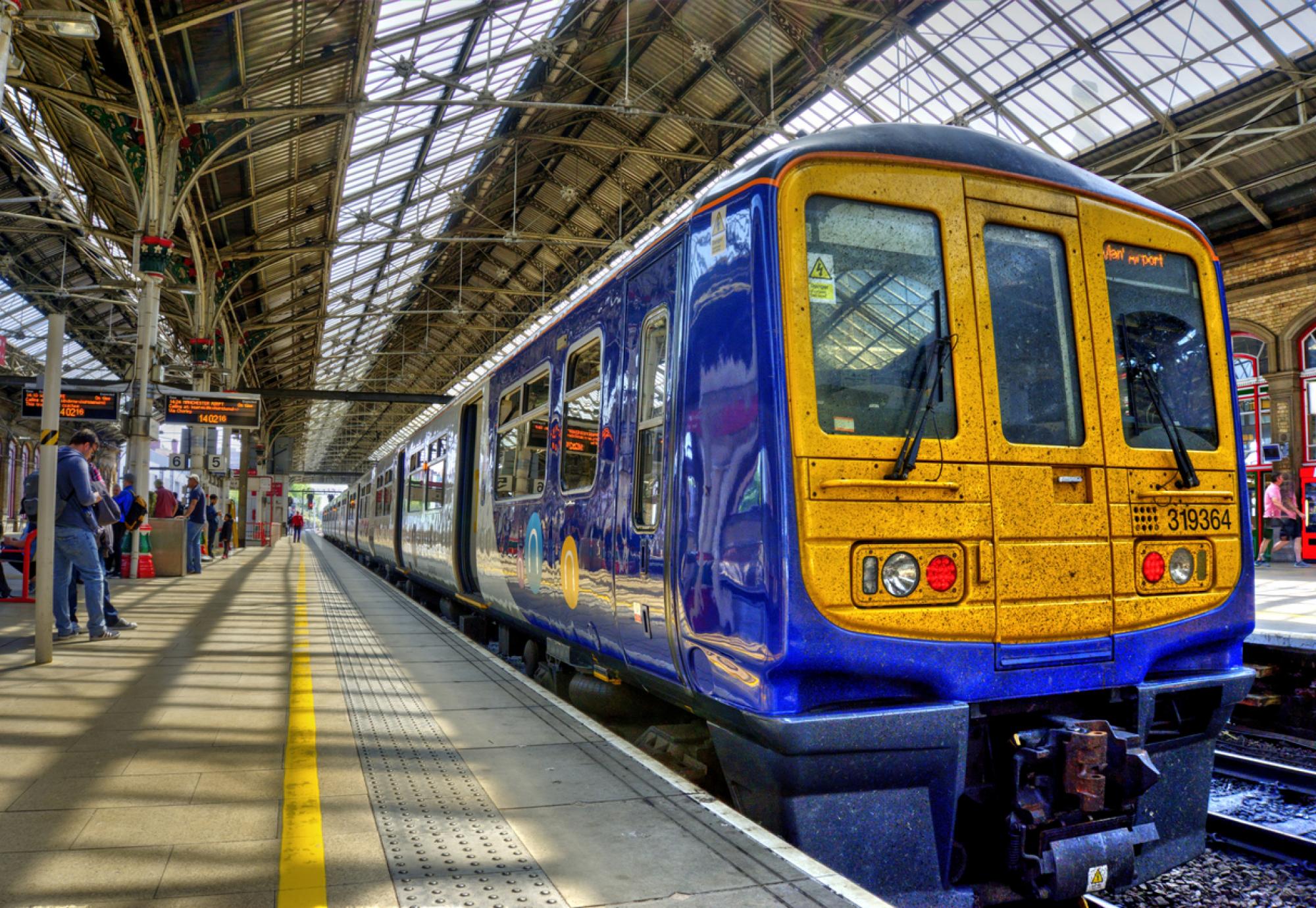 Train parked at station