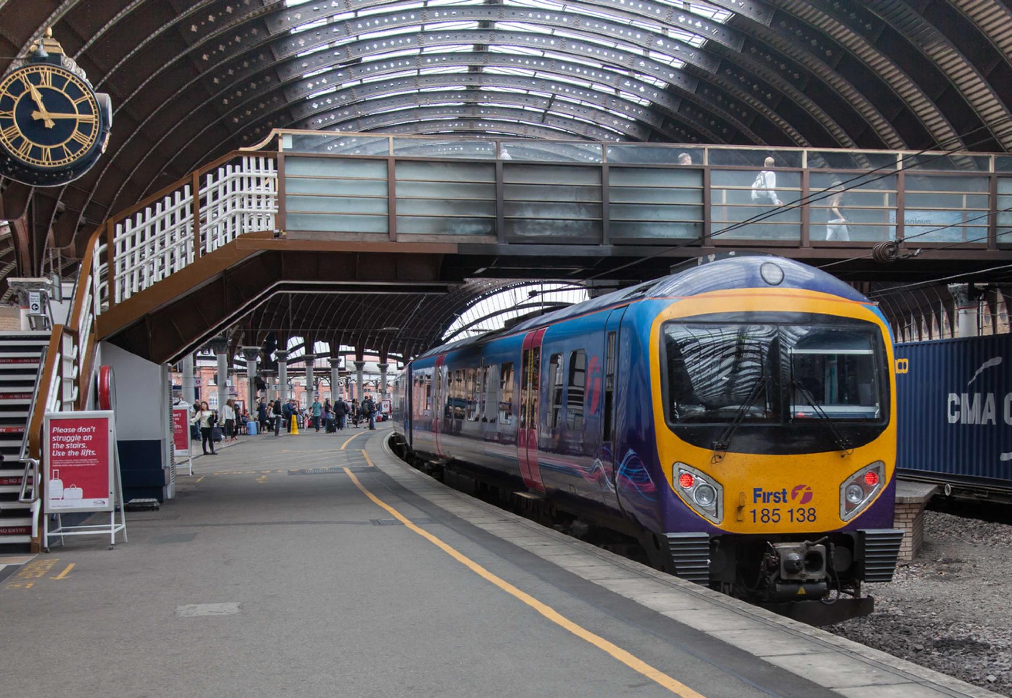 Train parked at station