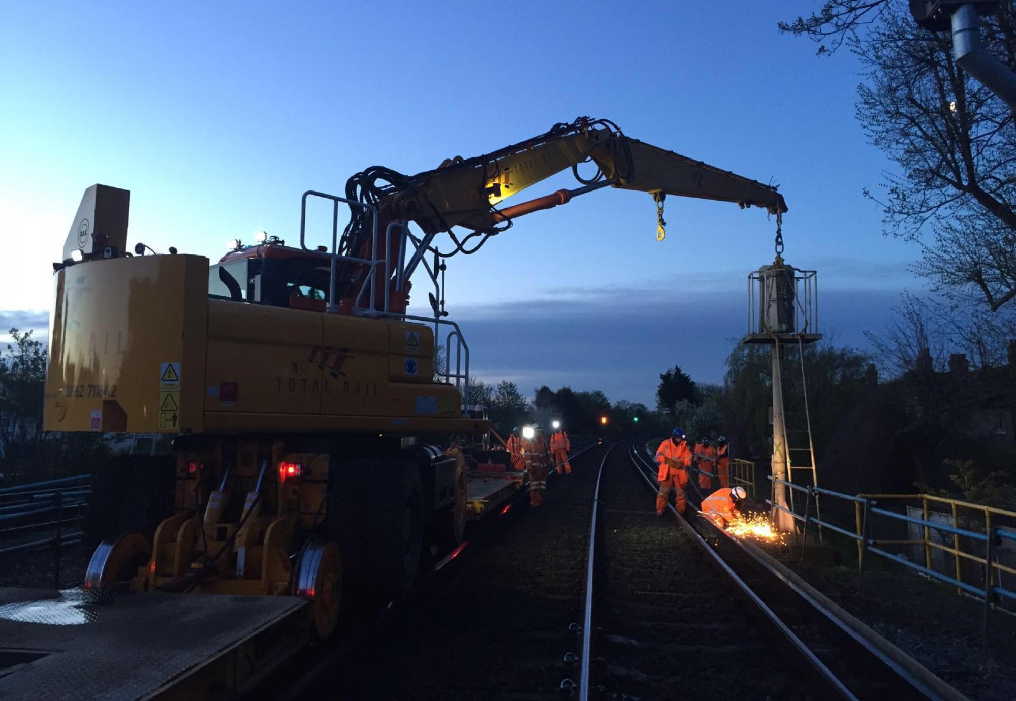 Resignalling taking place at Balham