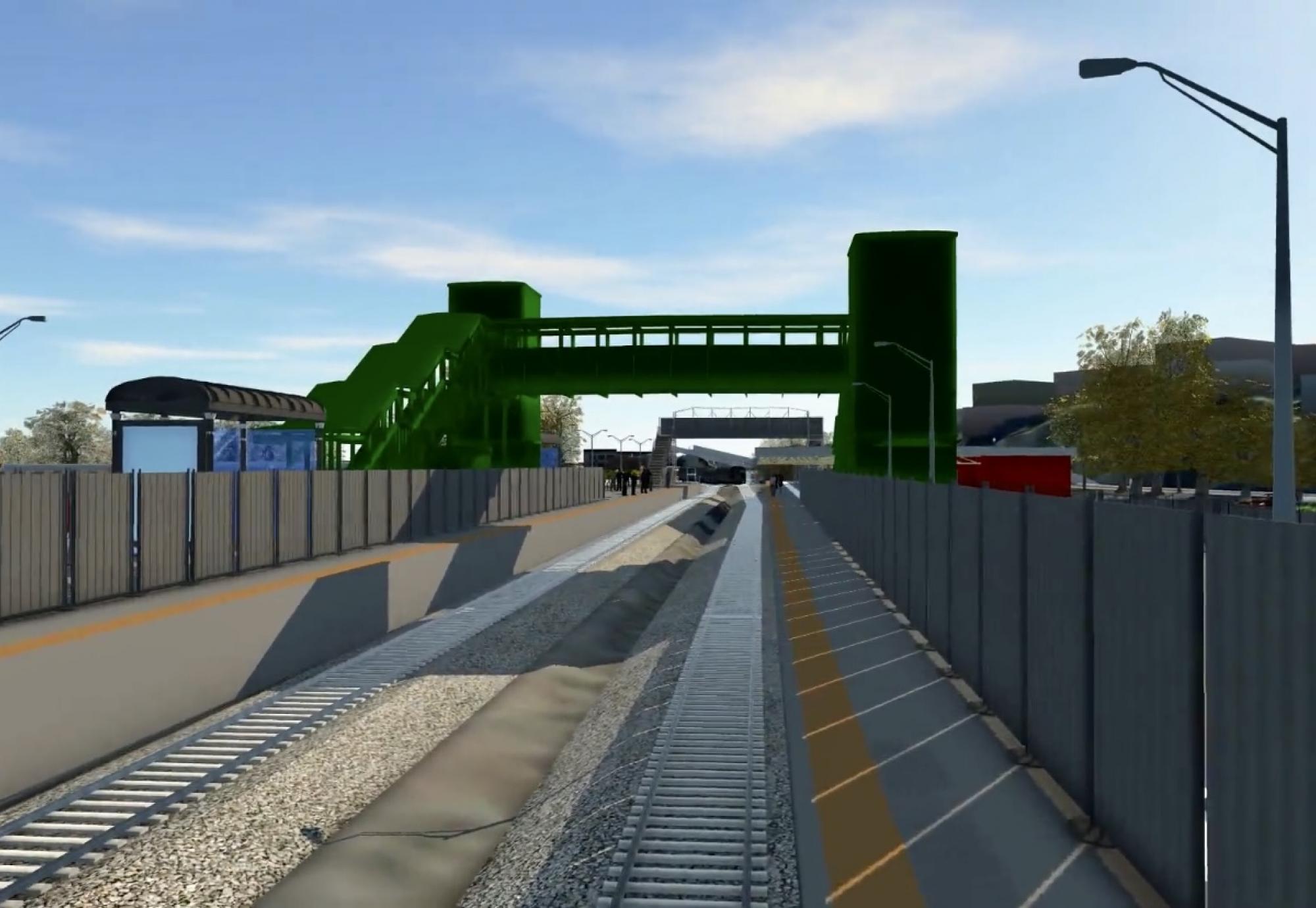 Artist impression of Barry Station upgrades