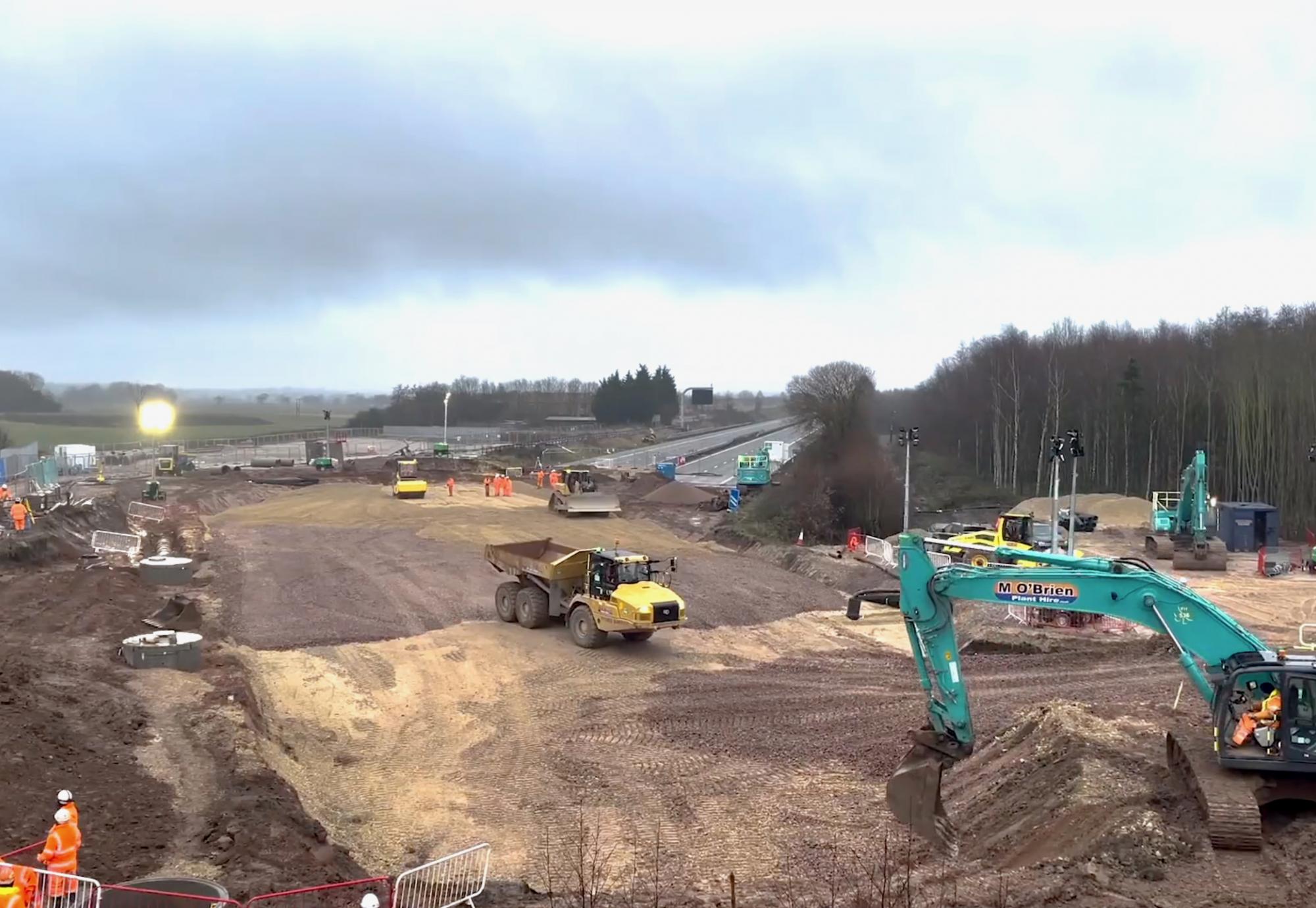 Marston Box bridge preparation work