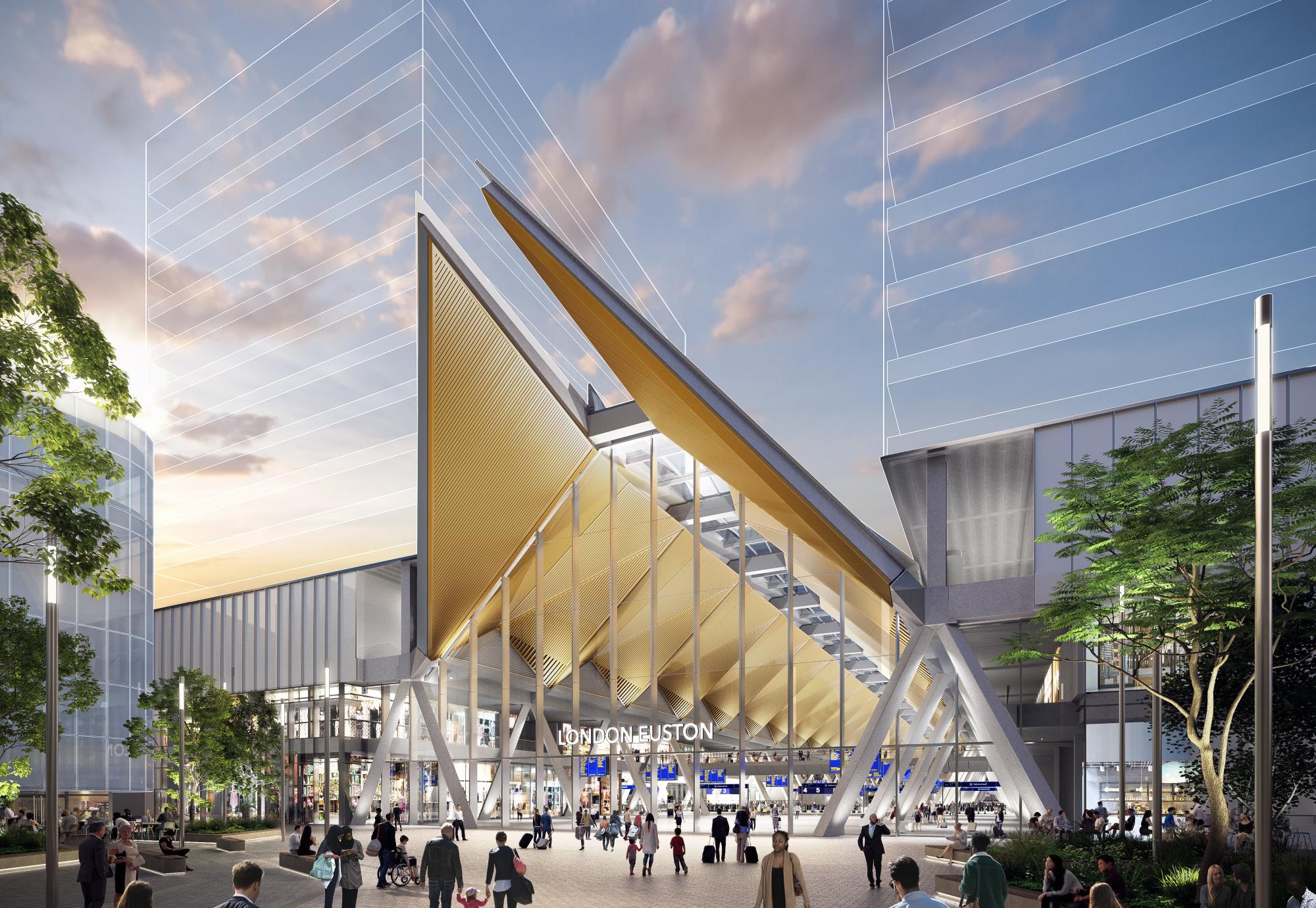 HS2 London Euston station design