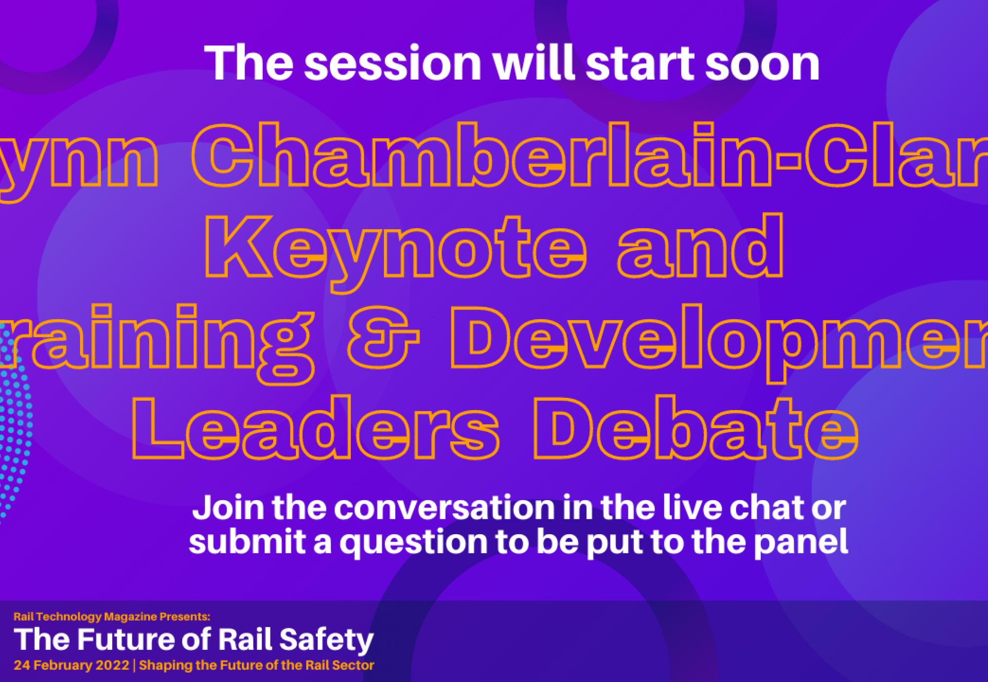 Lynn Chamberlian-clarke and Training and Development keynote