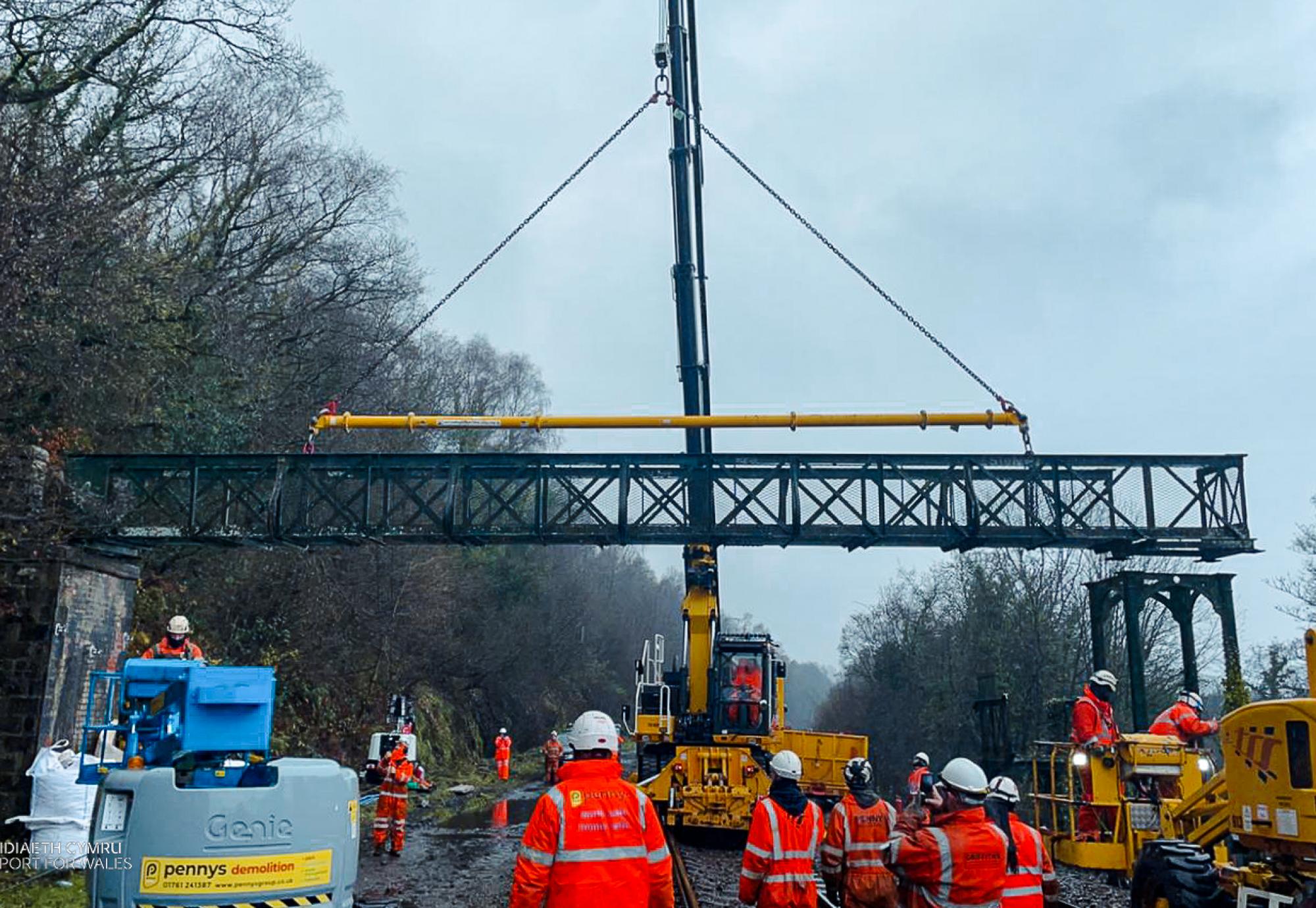 Work taking place on track