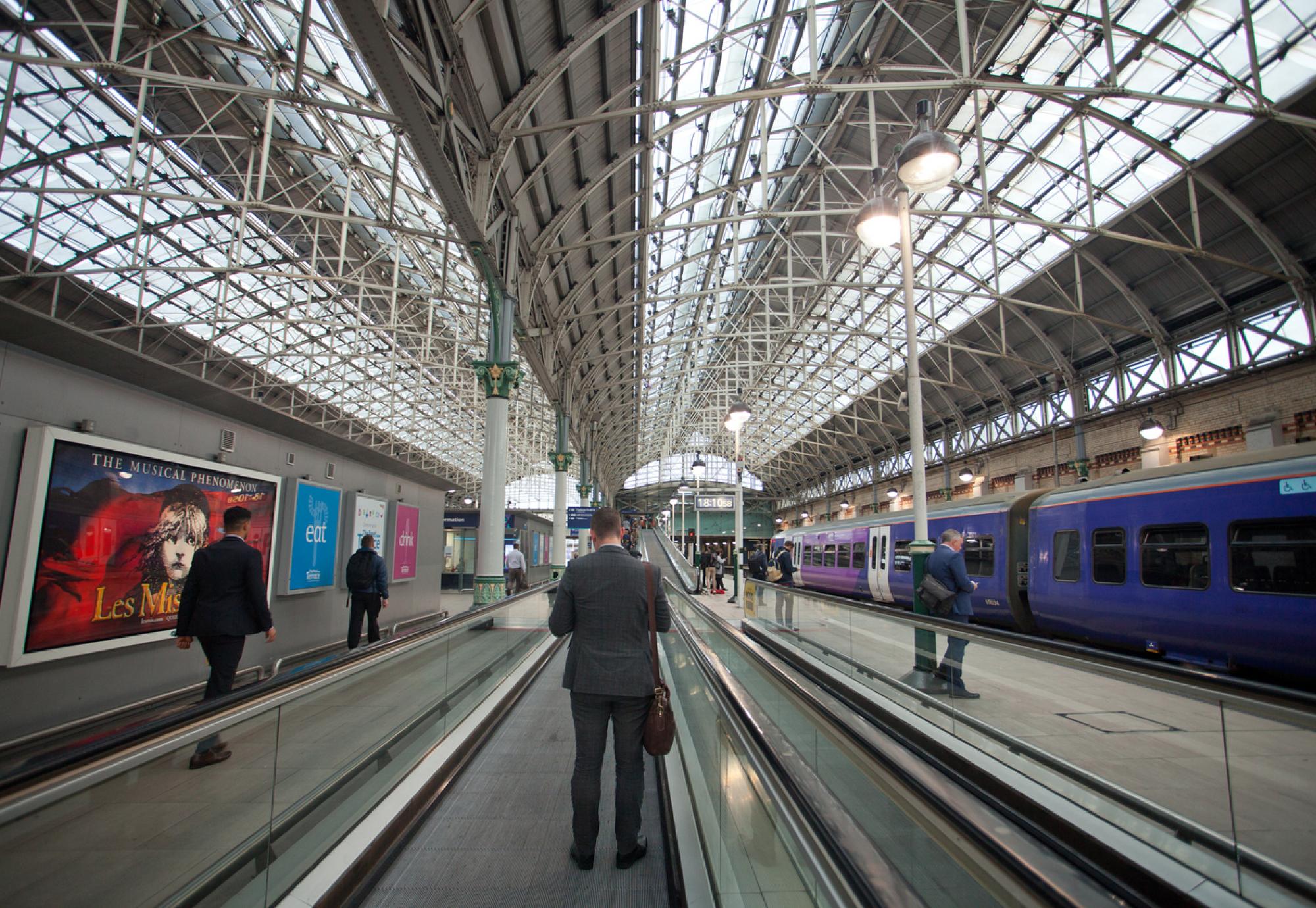 Passengers at Manchester Piccadilly