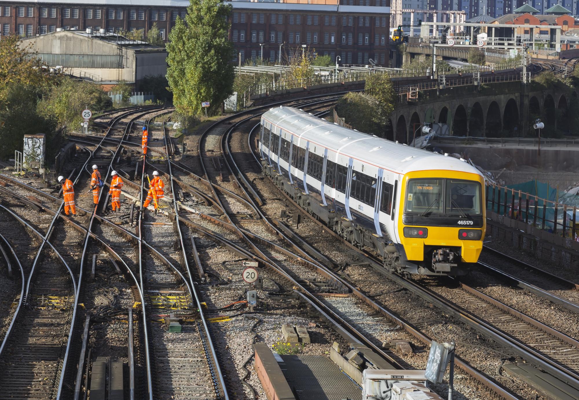 Rail line works 