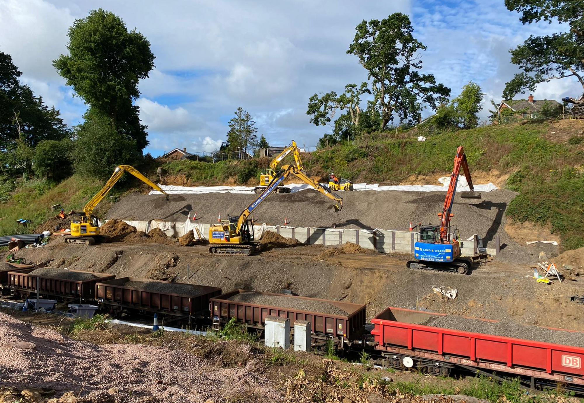 Construction at Fareham, via Network Rail