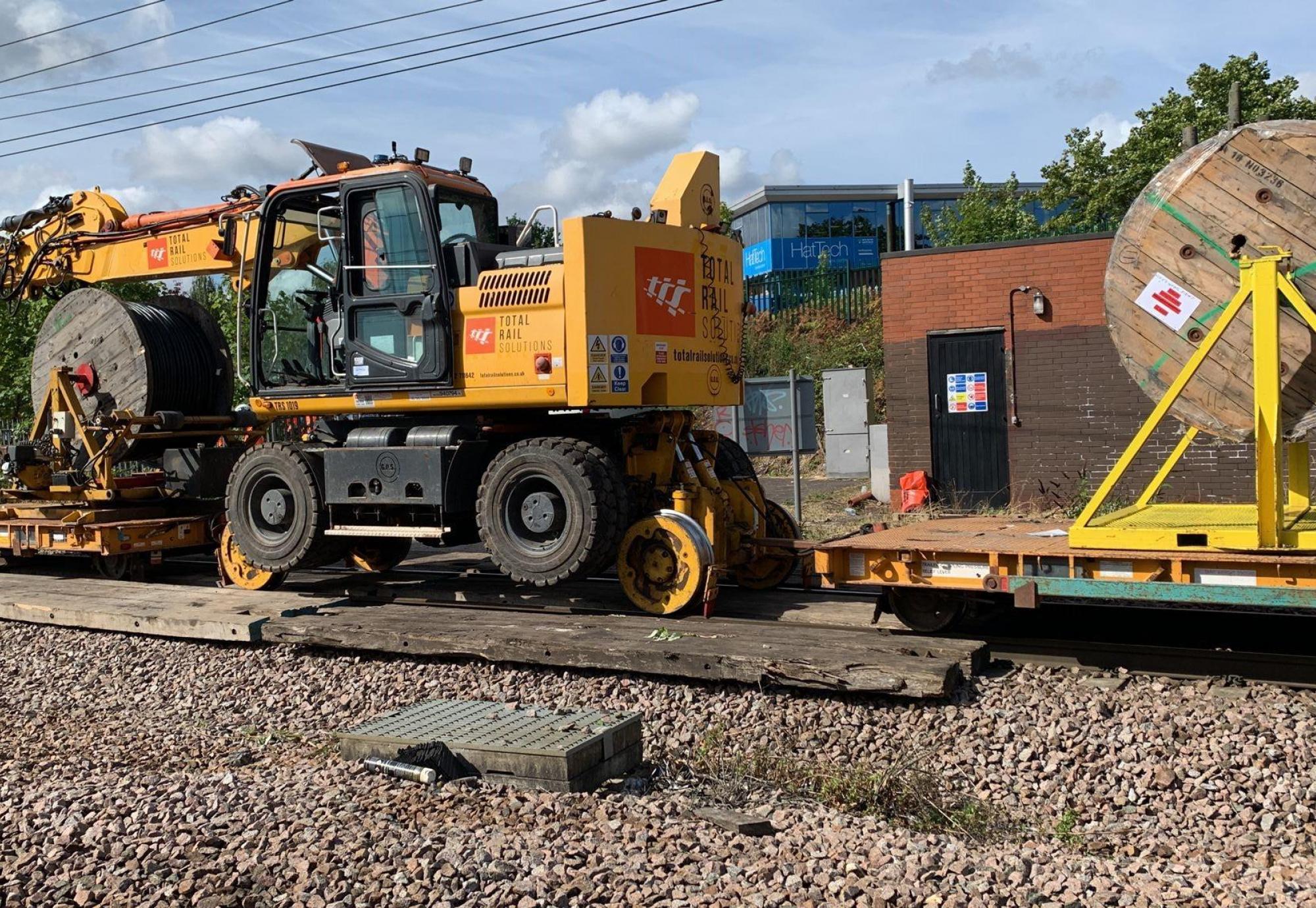 New equipment being installed along the lines, via Network Rail 