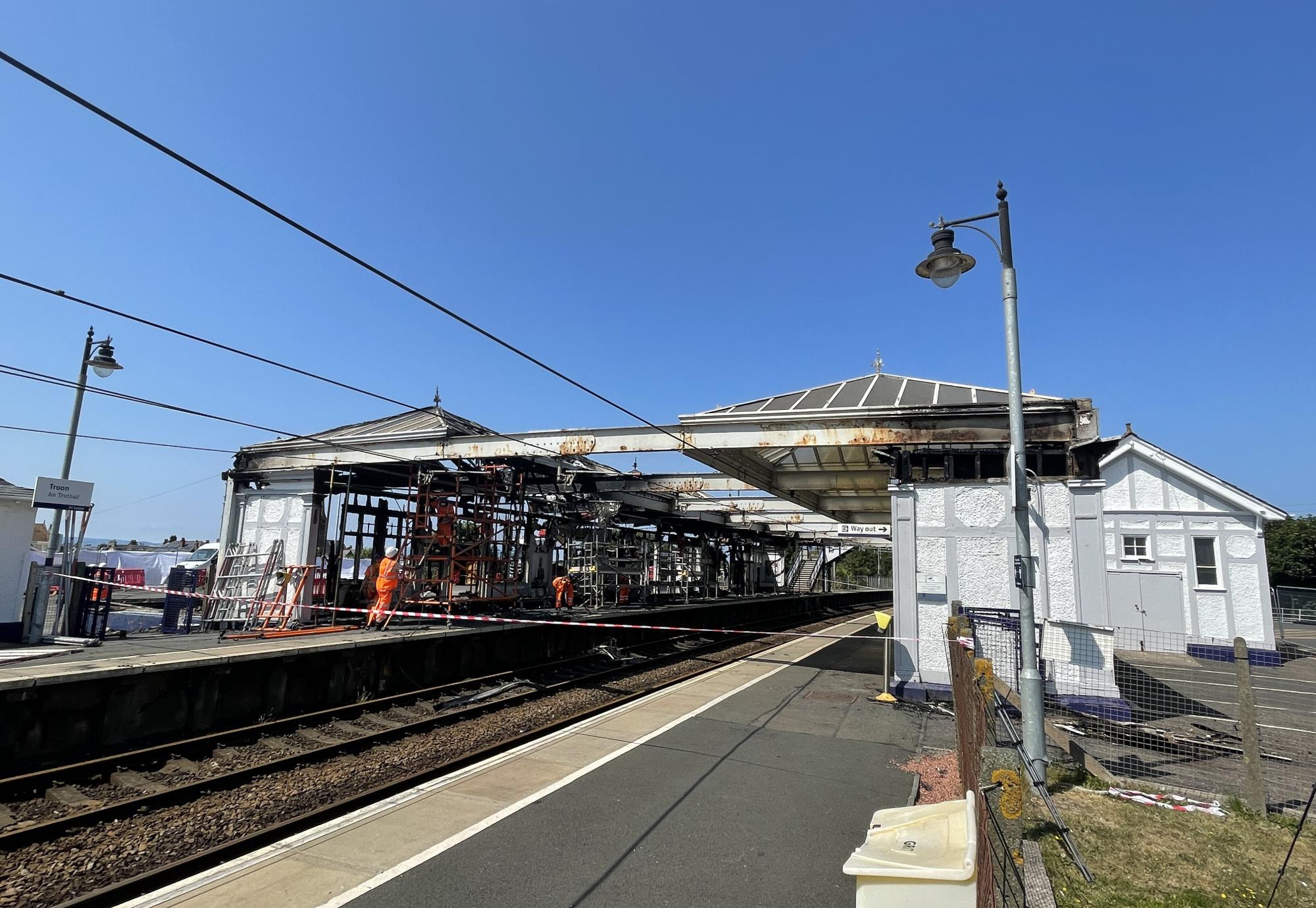 Troon station, via Network Rail 