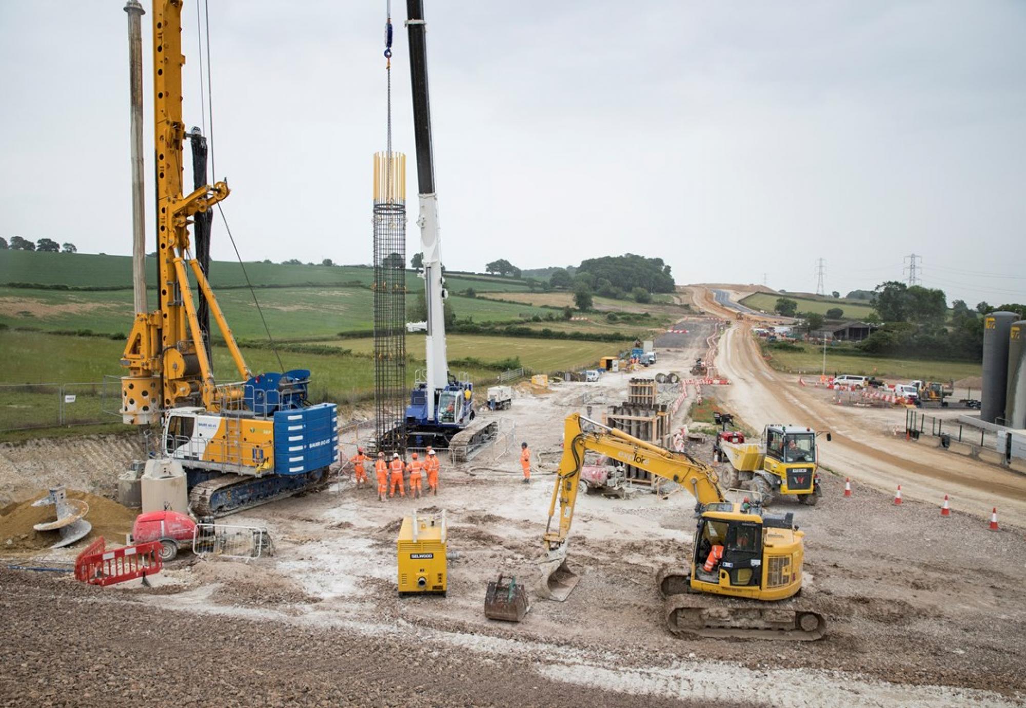 Wendover Dean foundation works, via HS2