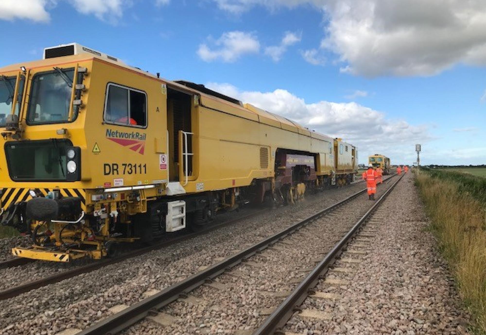 Track renewal Ely Ipswich 