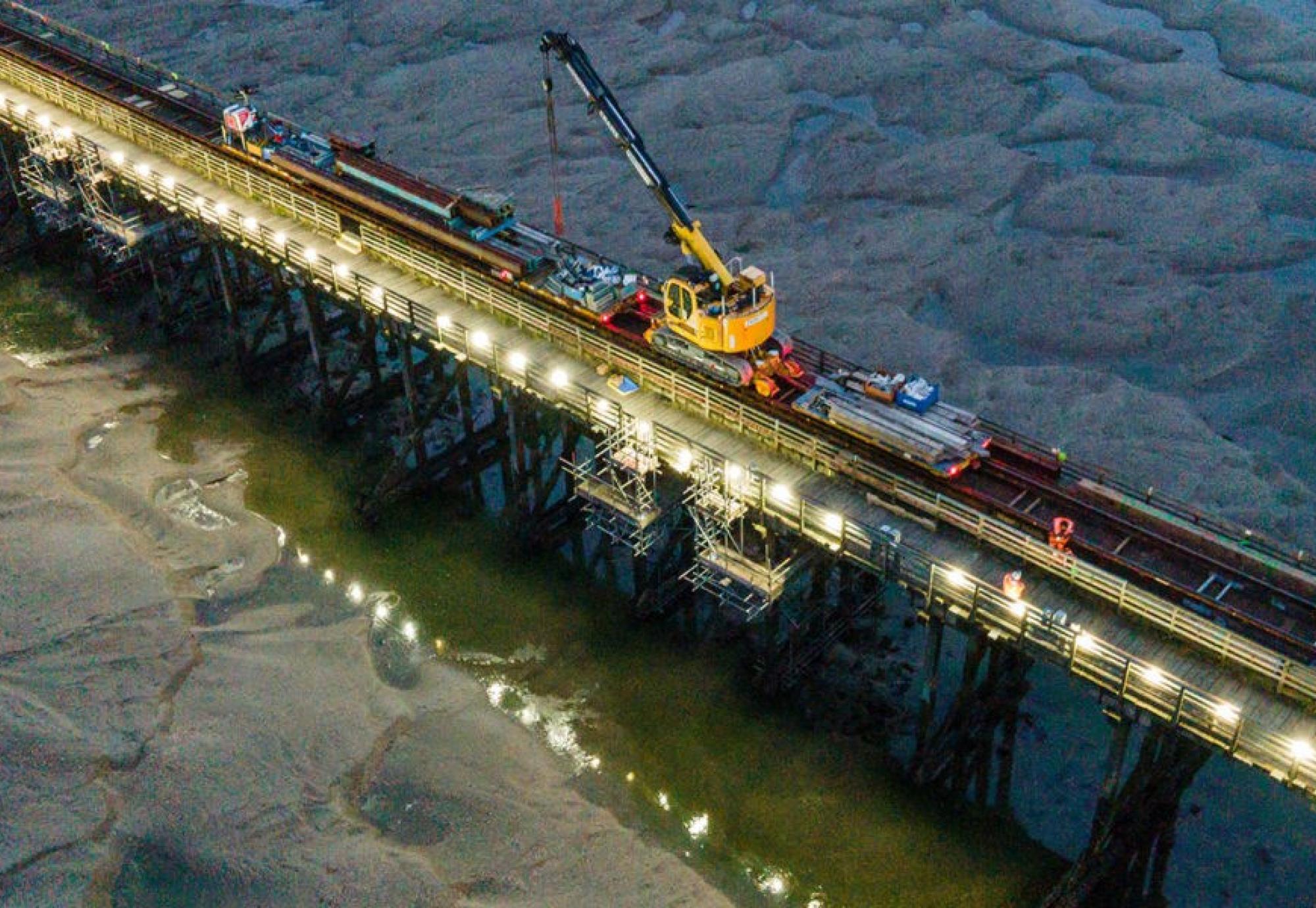 Barmouth aerial shot, via Network Rail 