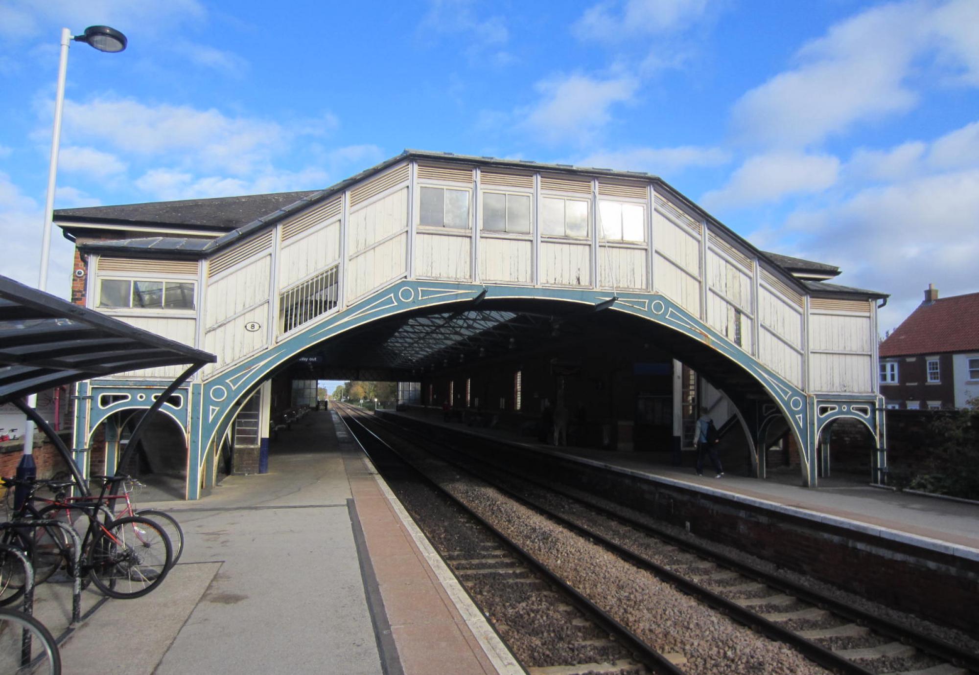 Beverley Station footbridge, via Network Rail 