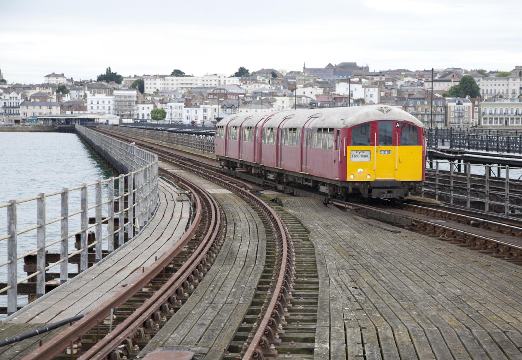 Train on Ryde Pier, via Istock 