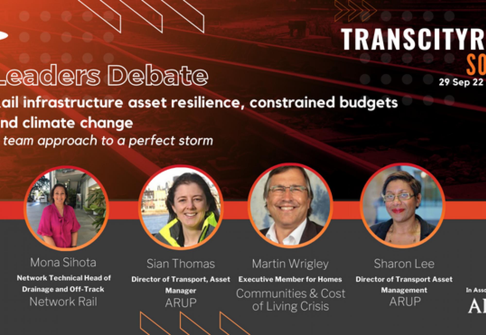 TransCityRail South Leaders Debate Panel