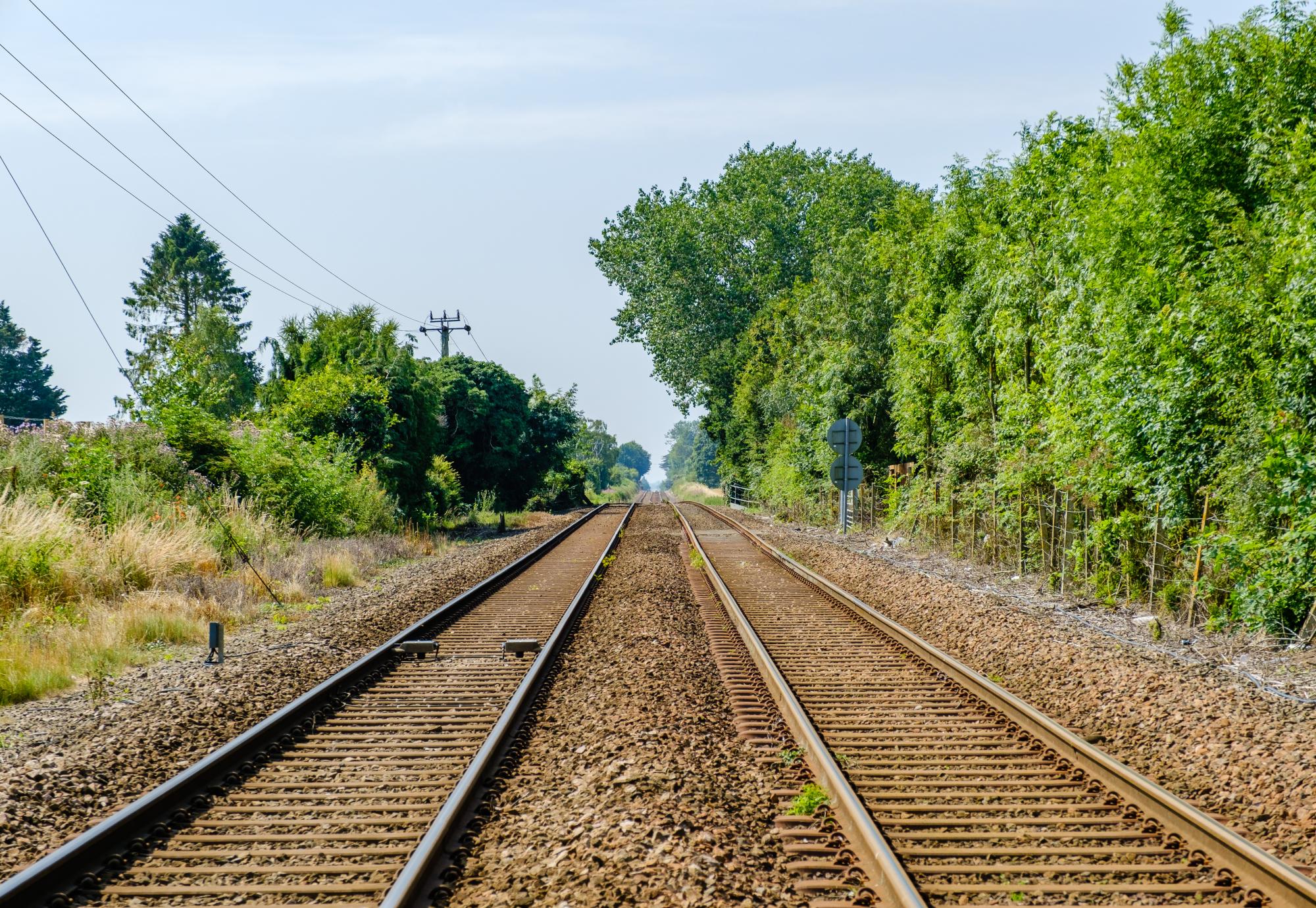 Rail line, via Greater Anglia 