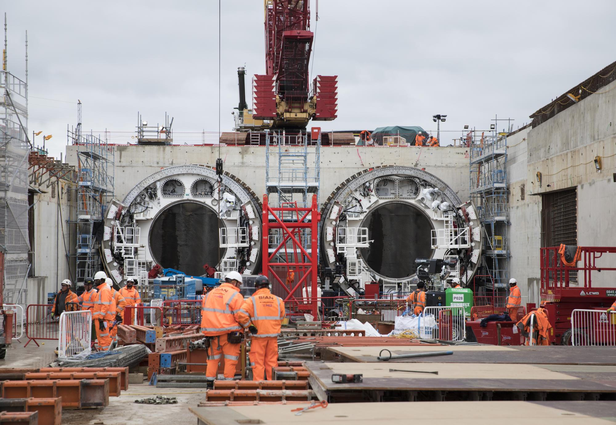 Tunnelling via HS2 