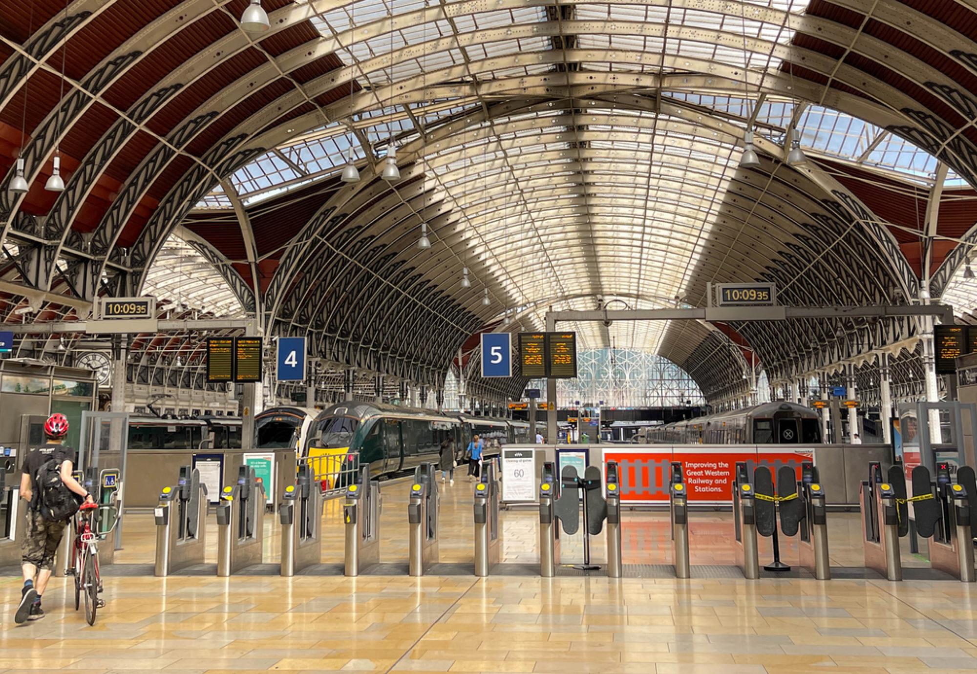 Quiet train station, via Istock 