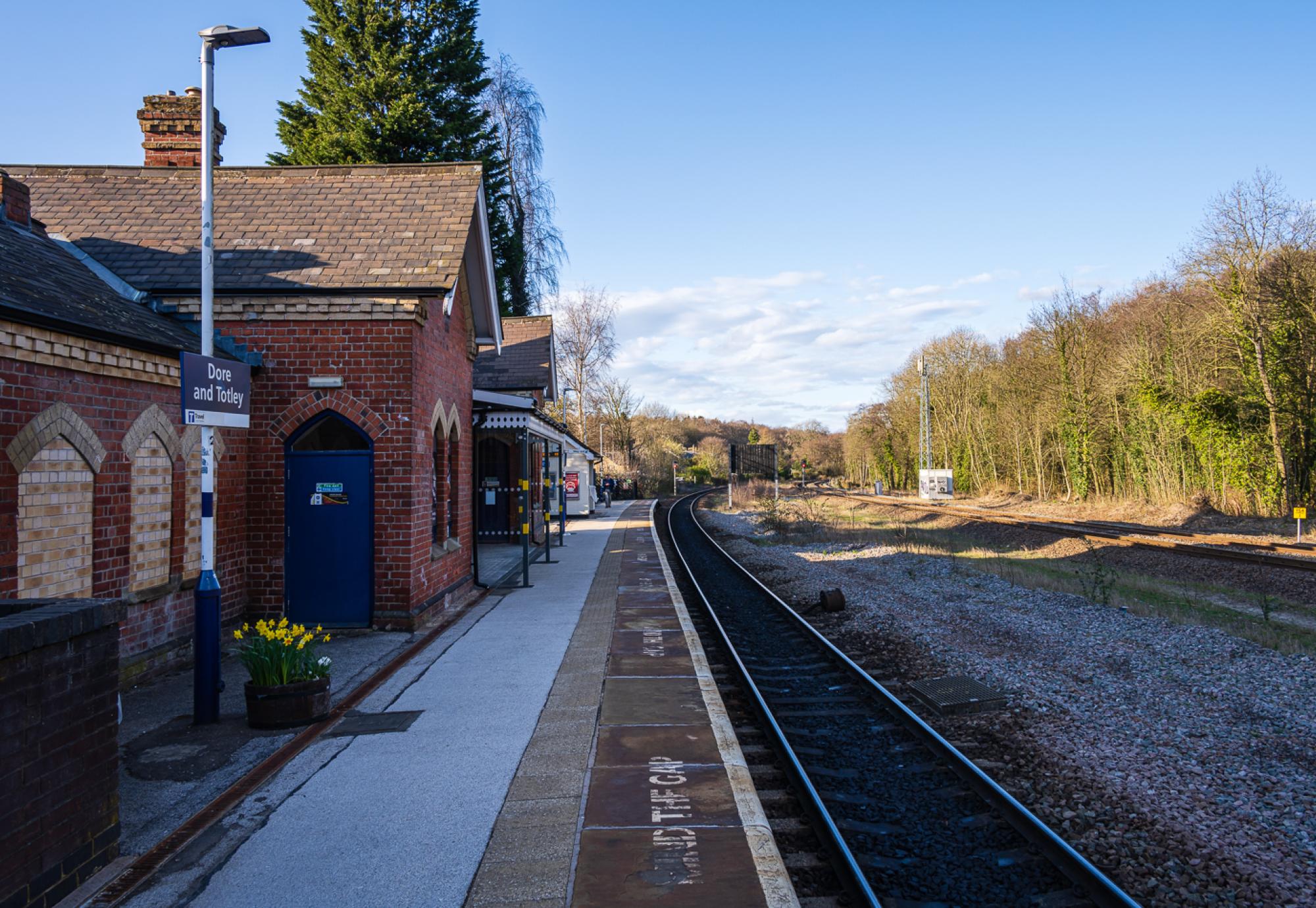 Dore towards Sheffield, via Network Rail 