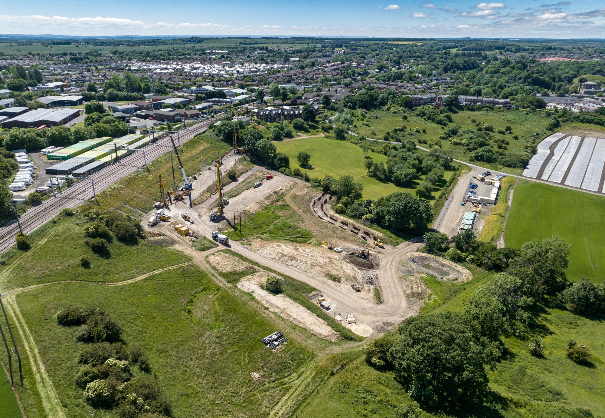 Morpeth embankment, via Network Rail 