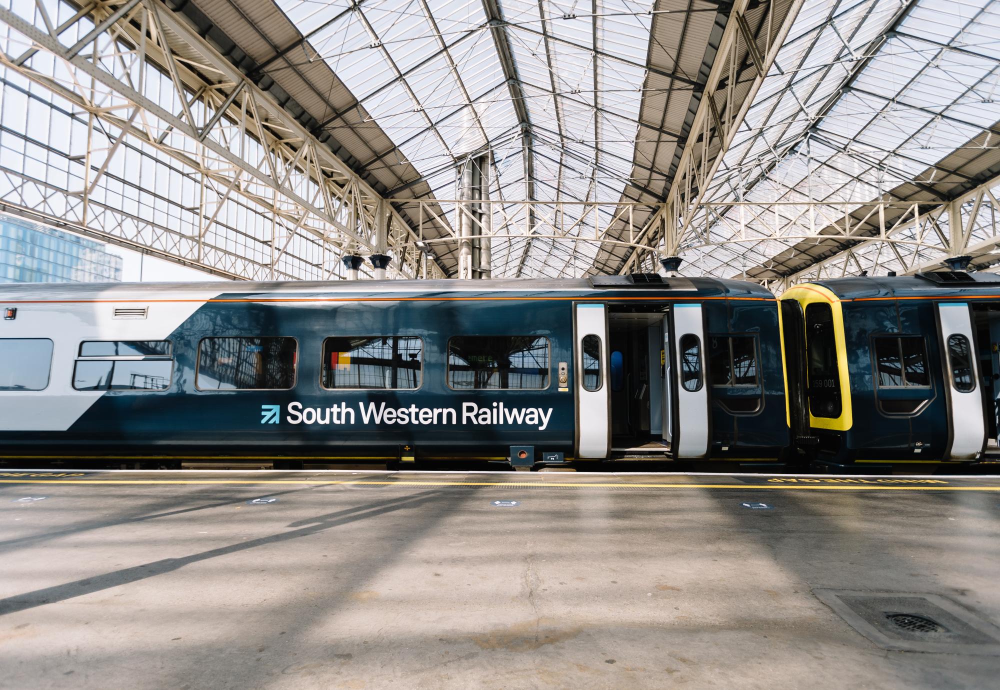 SWR train at Waterloo, via SWR 