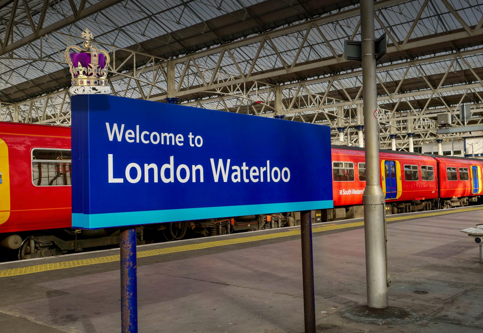 Waterloo station, via Istock 