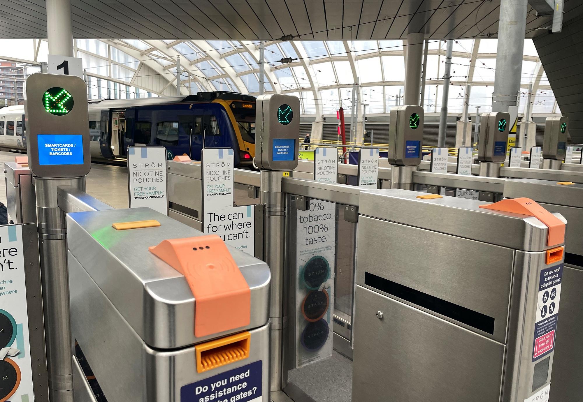 Gateline barriers on the Northern network