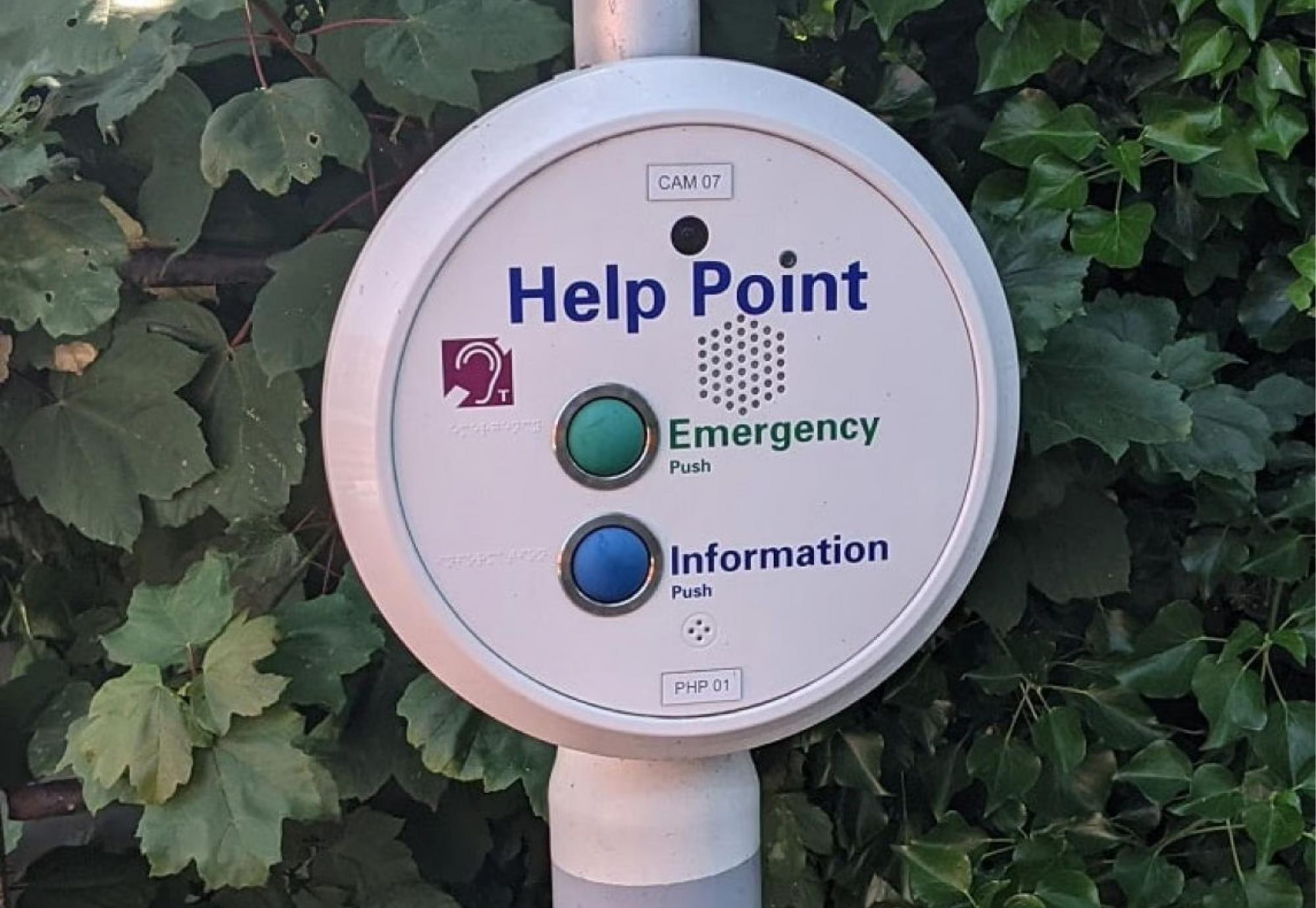  One of the new help points. Credit: Greater Anglia