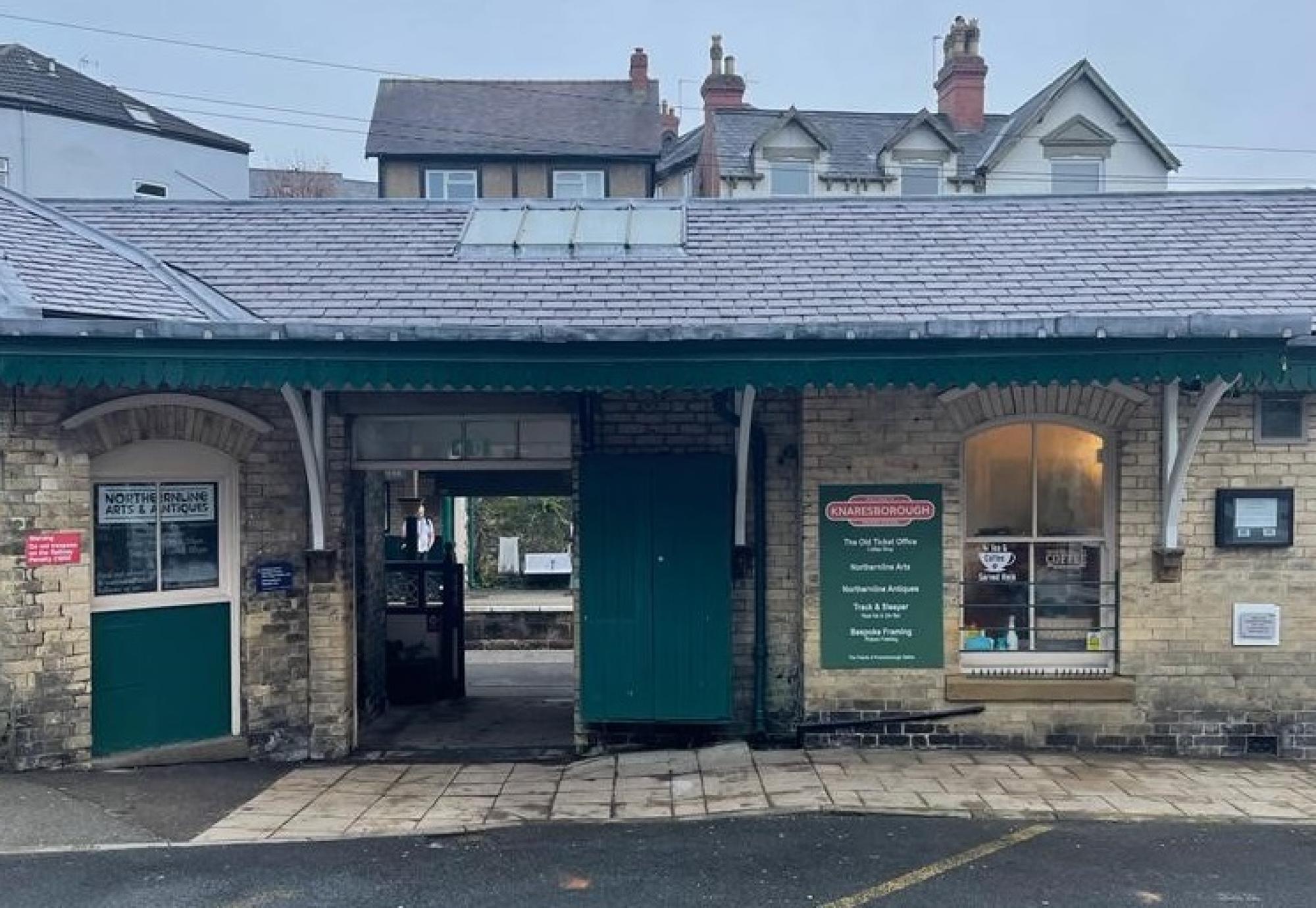 Knaresborough station canopy 