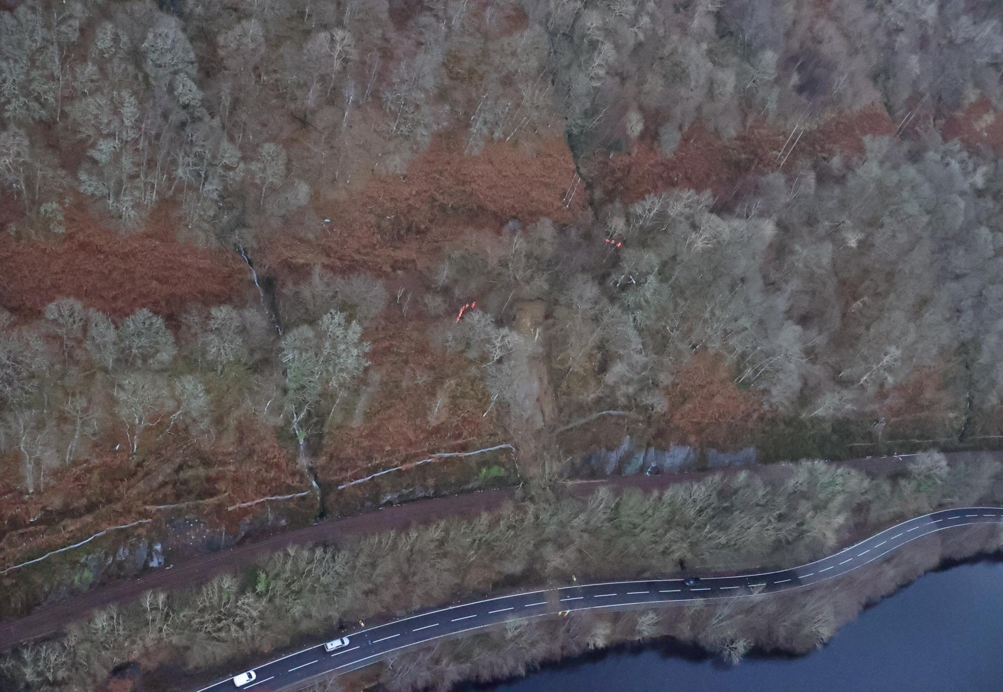 Cruachan landslip, via Network Rail 