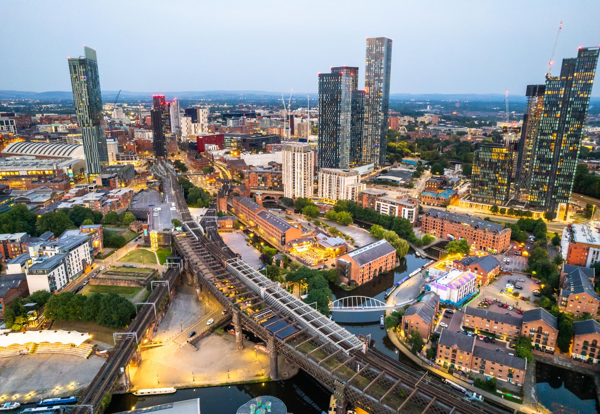 Rail in Manchester, via Istock 