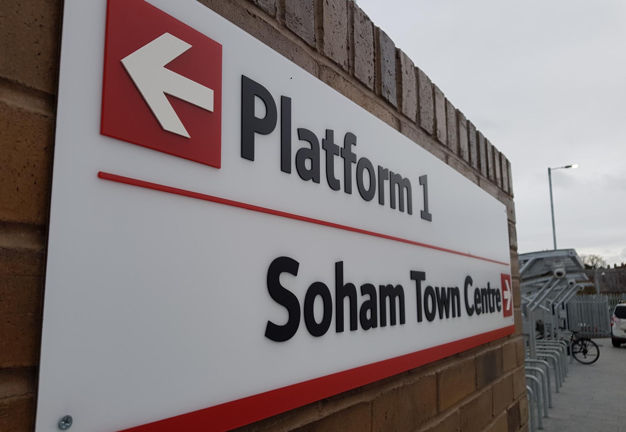 Soham station, via Greater Anglia 