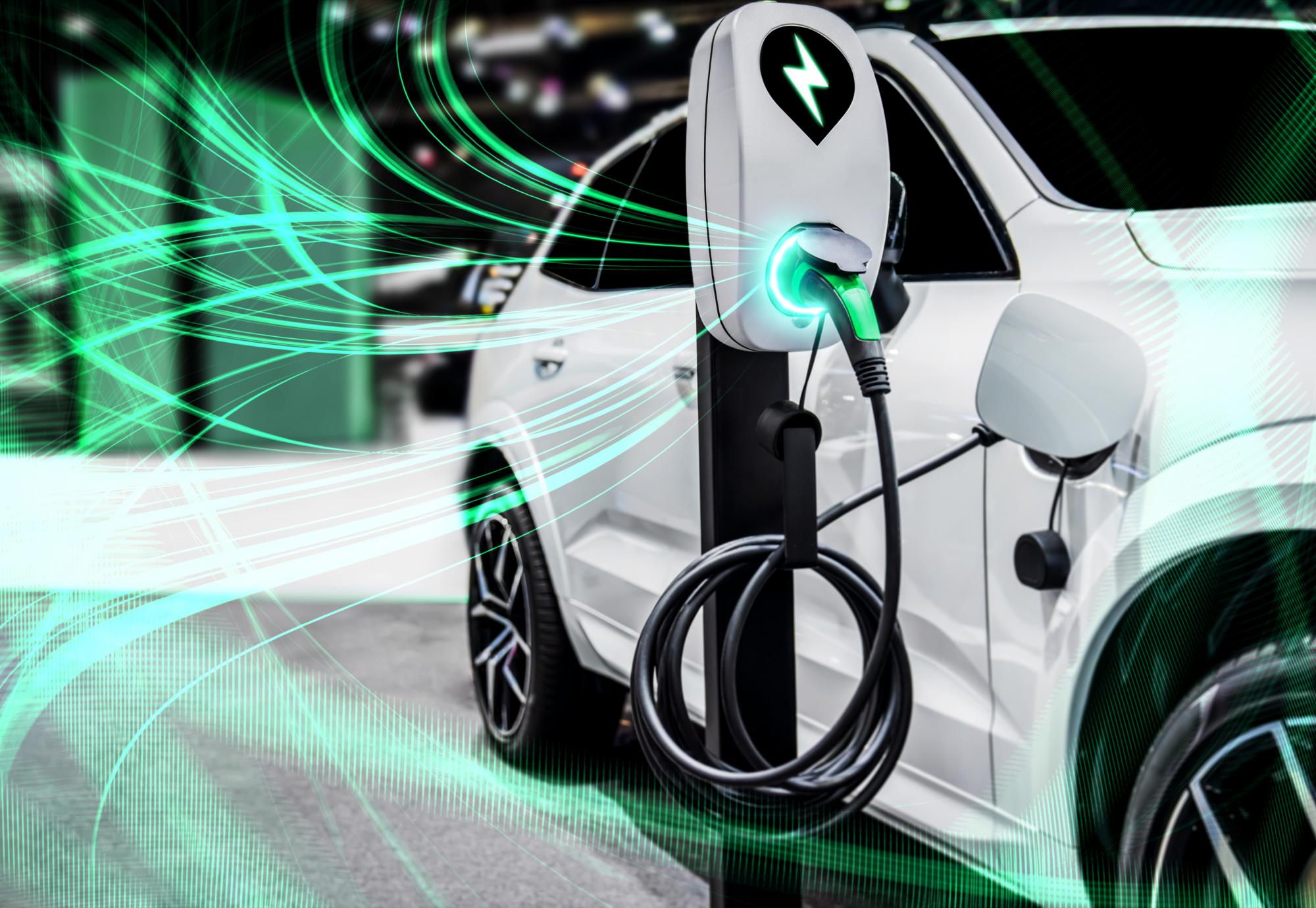 EV charging point, via Istock 