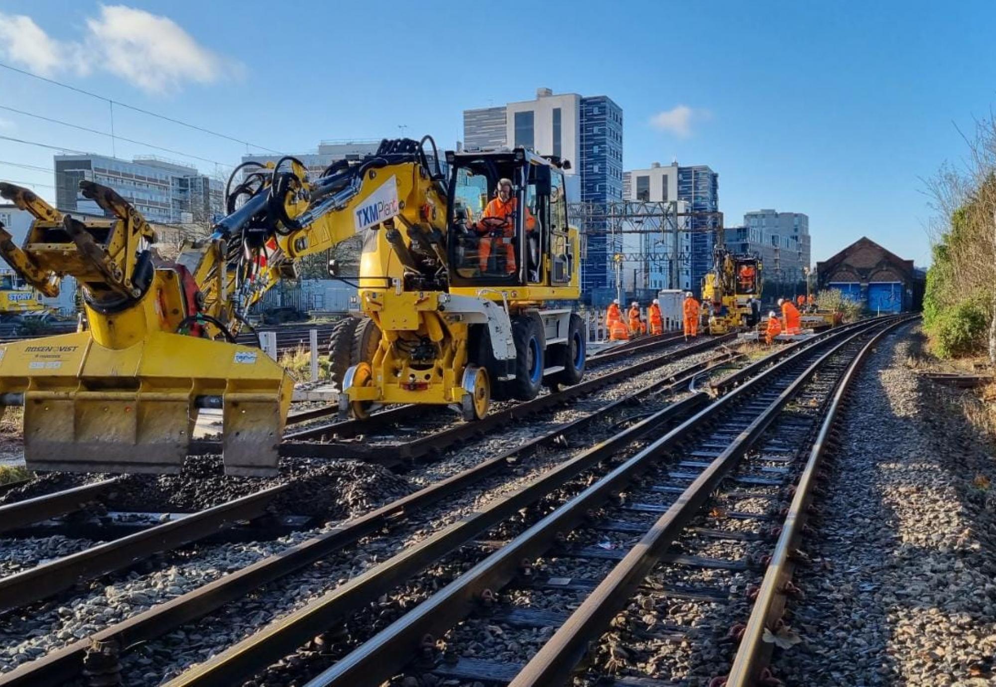 London Overground track and equipment upgrades December 2022, via Network Rail 